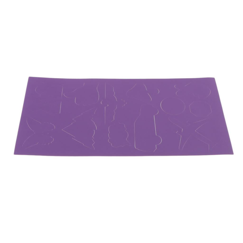 Cartoon Self-adhesive Repair Patch Applique for Clothing Sofa Purple