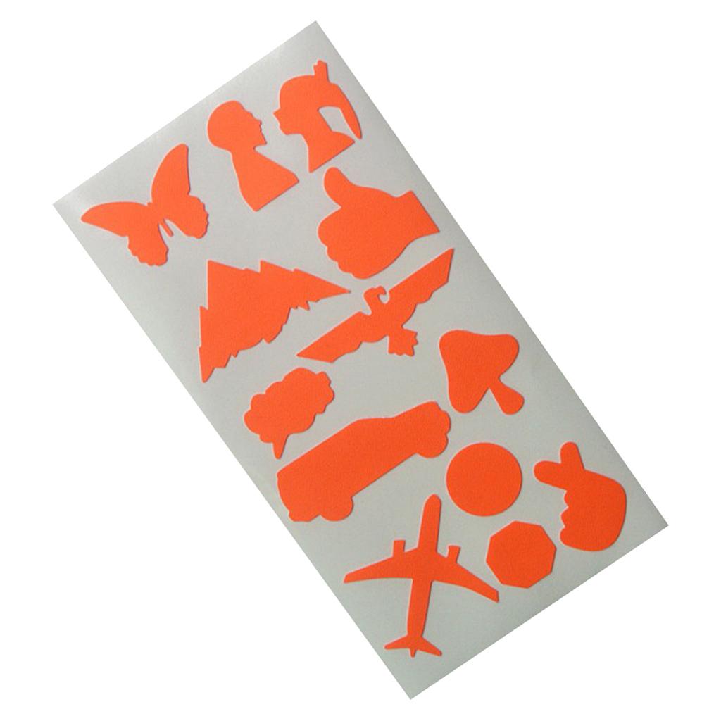 Cartoon Self-adhesive Repair Patch Applique for Clothing Sofa Orange