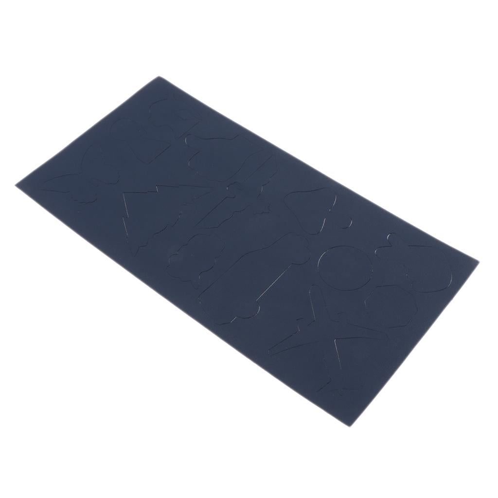 Waterproof PU Leather Self Adhesive Repair Patches Repair Sticker Navy Blue