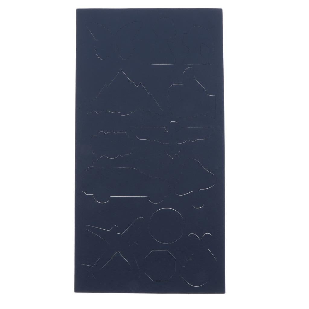 Waterproof PU Leather Self Adhesive Repair Patches Repair Sticker Navy Blue