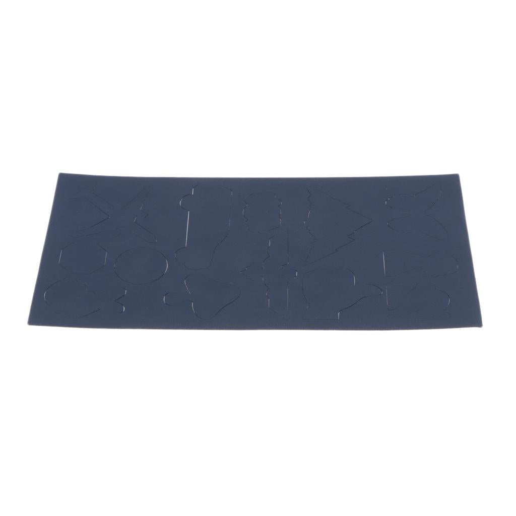 Waterproof PU Leather Self Adhesive Repair Patches Repair Sticker Navy Blue