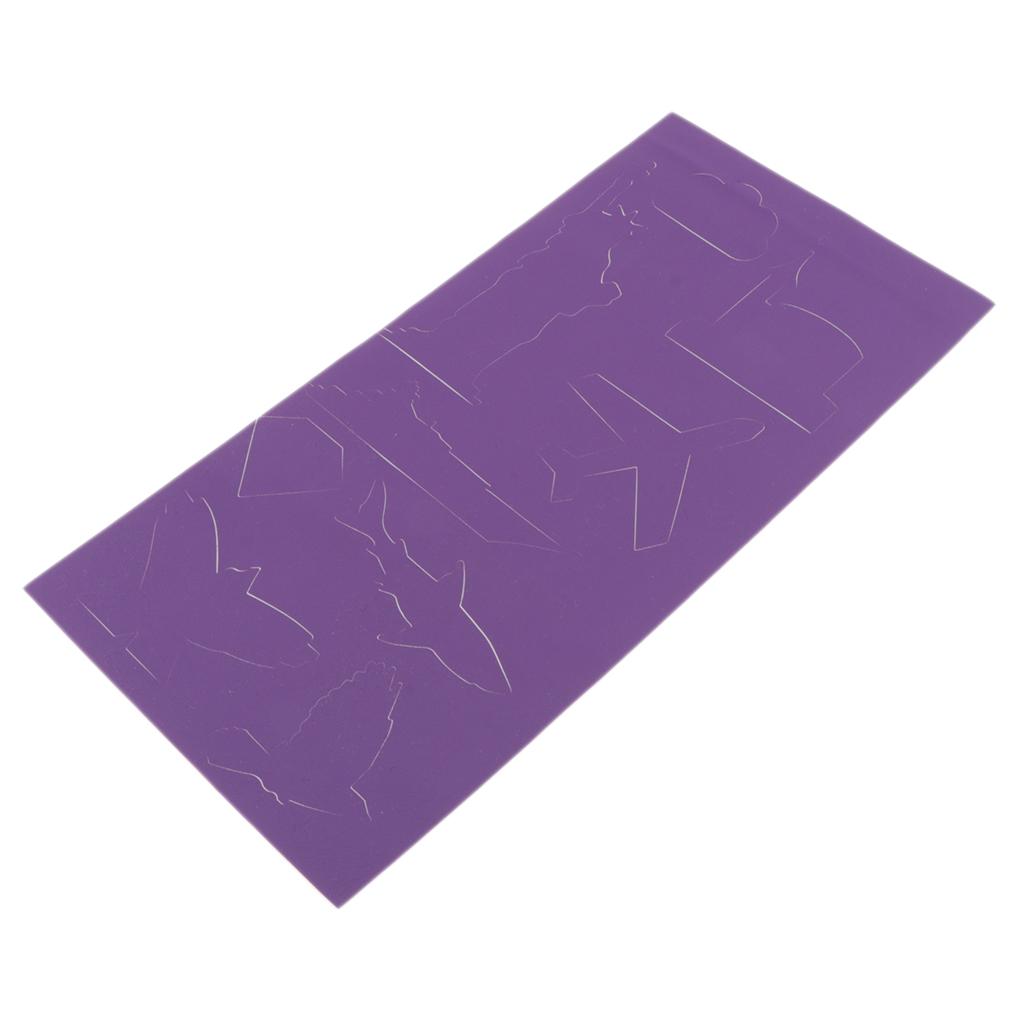 Self-adhesive PU Leather Patch Applique for Clothing Coat Sofa Purple