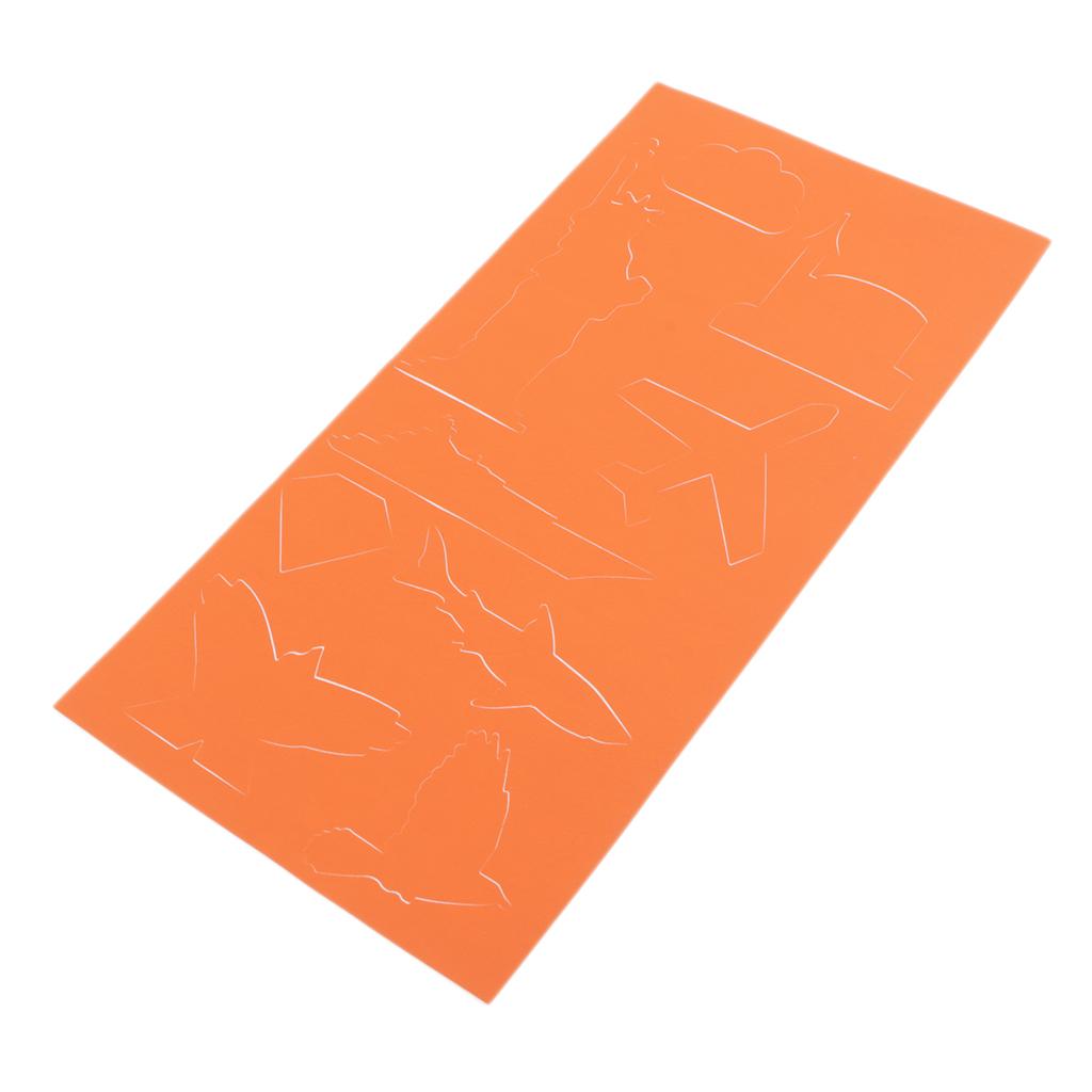 Self-adhesive PU Leather Patch Applique for Clothing Coat Sofa Orange