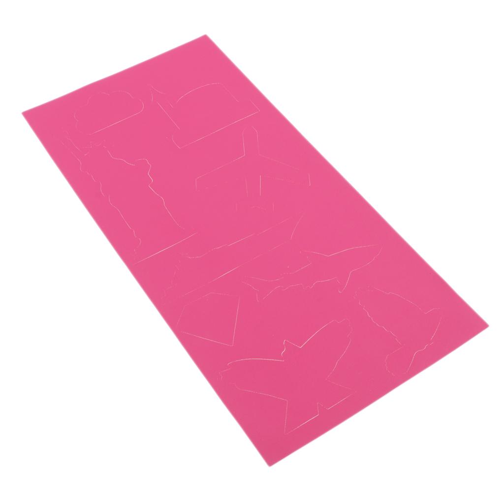Self-adhesive PU Leather Patch Applique for Clothing Coat Sofa Rose Red