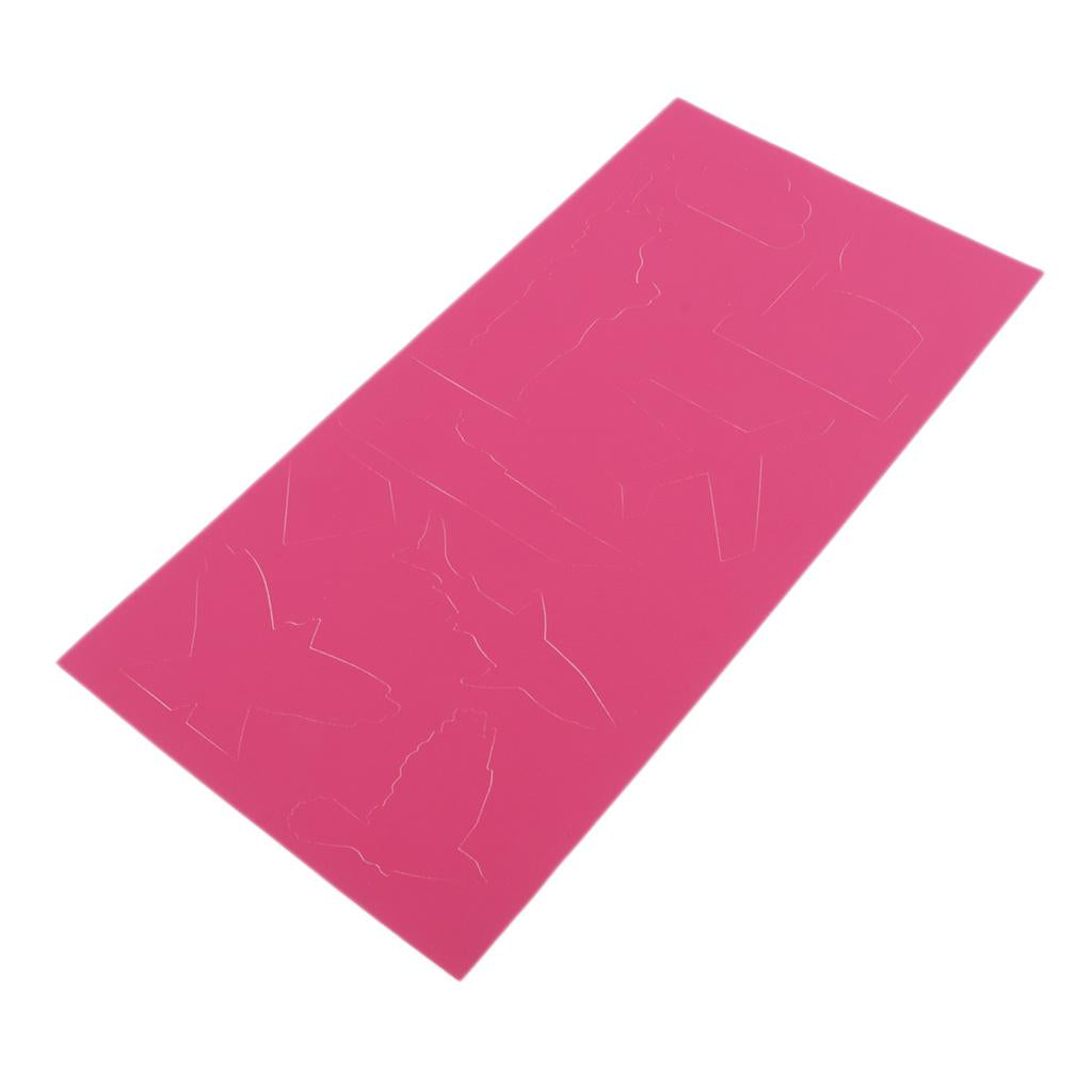 Self-adhesive PU Leather Patch Applique for Clothing Coat Sofa Rose Red