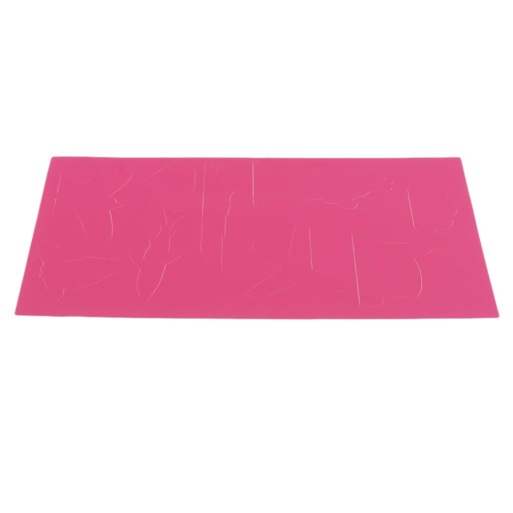 Self-adhesive PU Leather Patch Applique for Clothing Coat Sofa Rose Red
