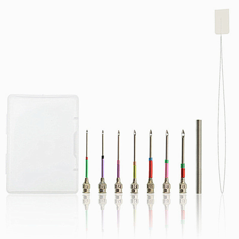 1 Set Embroidery Stitching Punch Needles (7 PCs)
