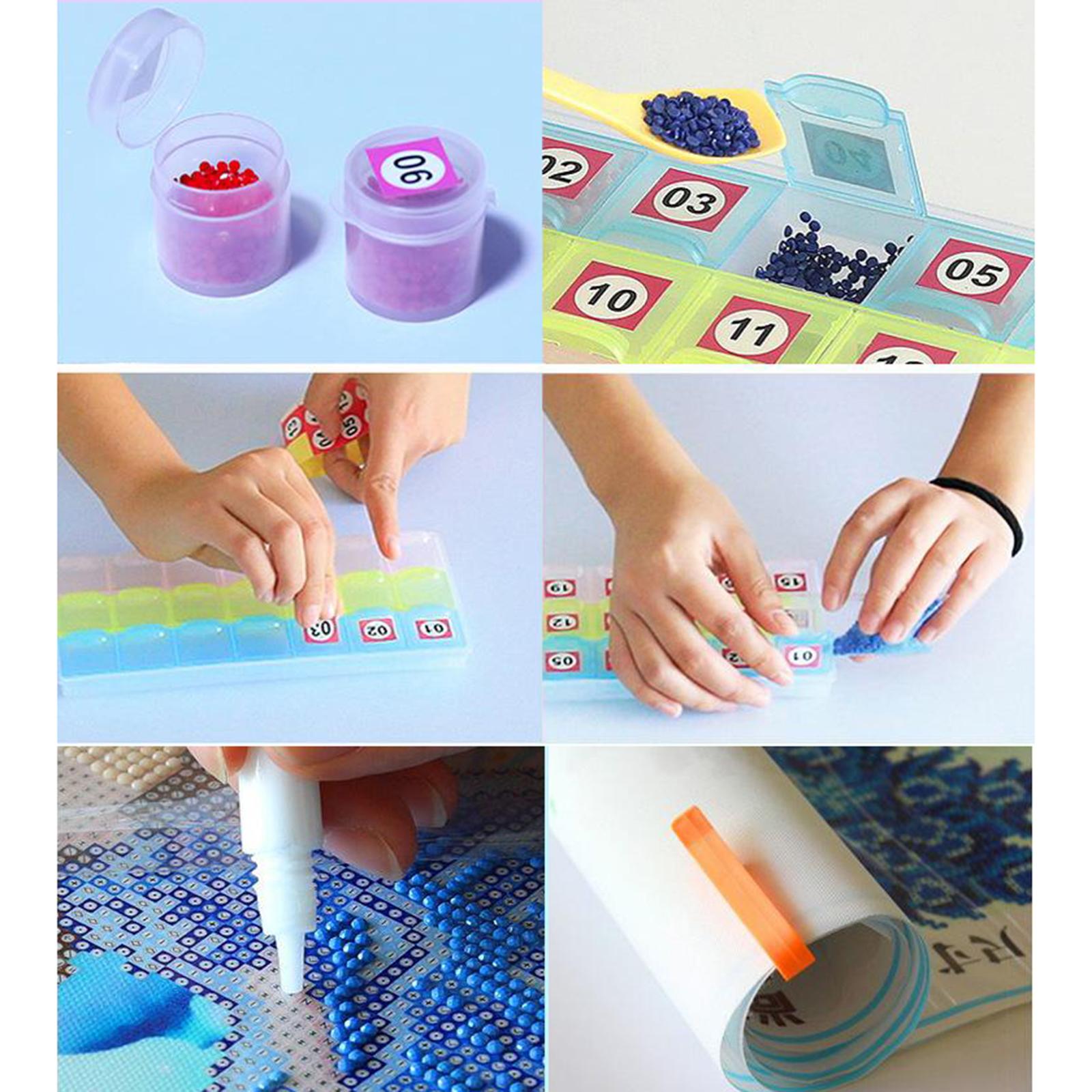 5D DIY Diamond Painting Pen Embroidery Tools Kit Art Cross Stitch Supplies