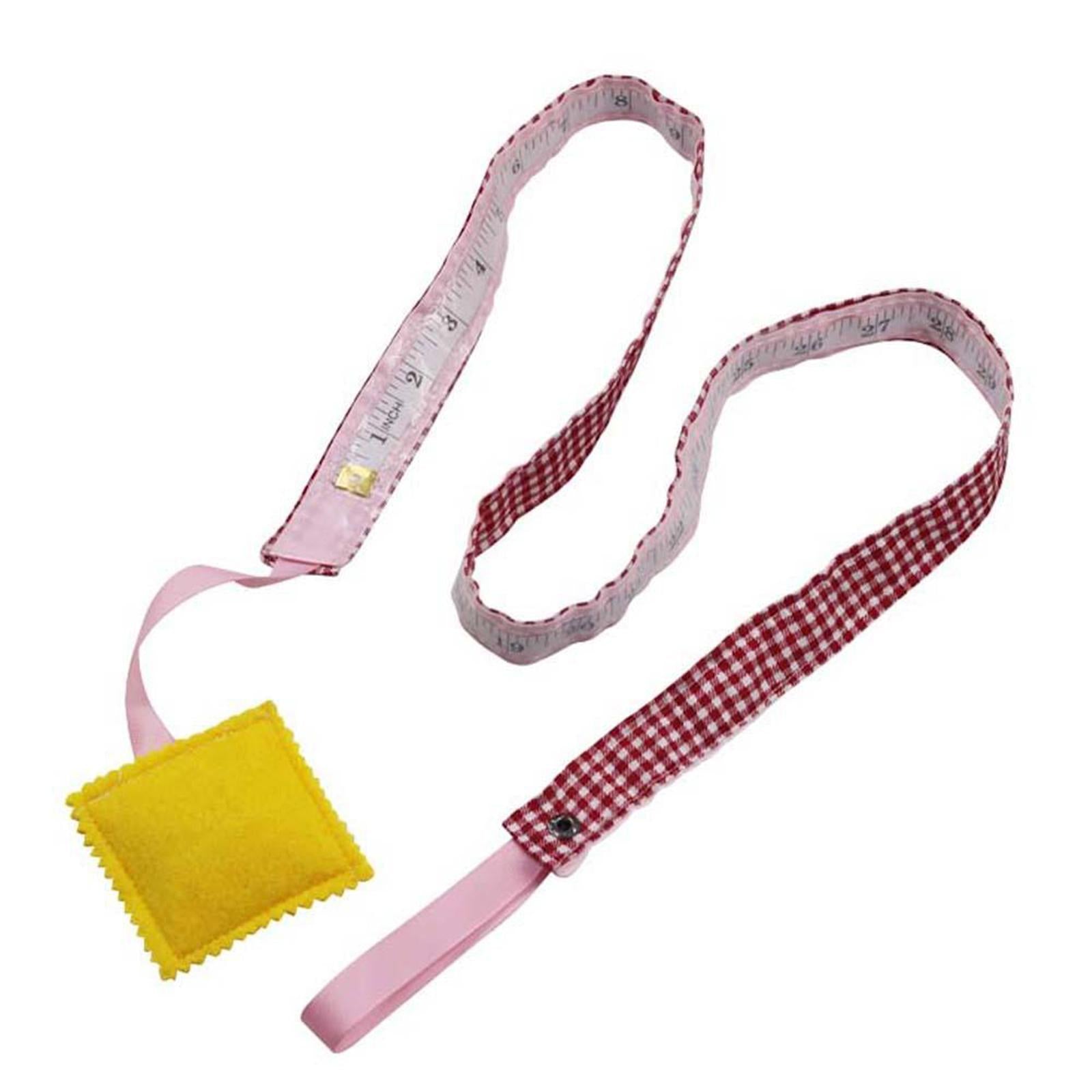 Sewing Kit Tape+Scissor+Head Pins+Pin Cushion For Dressmaker/Tailor 3PCS