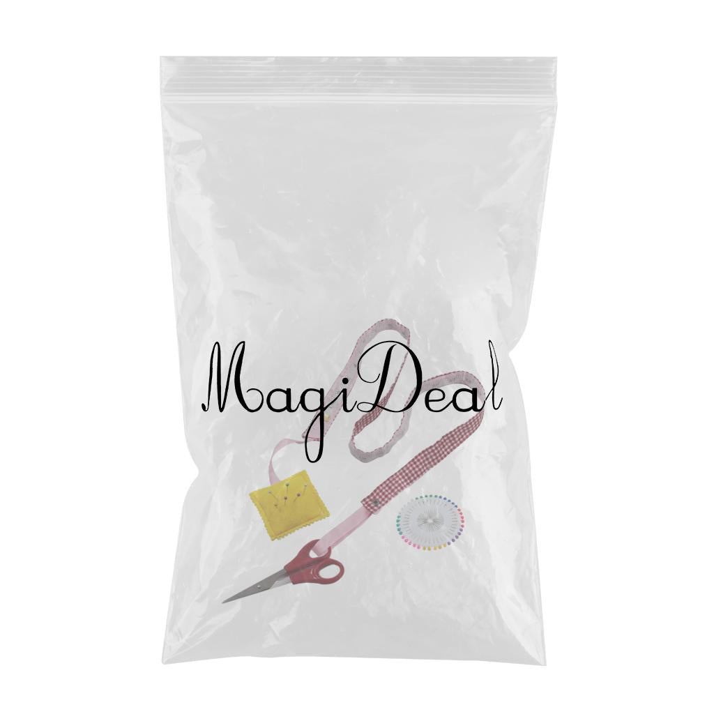 Sewing Kit Tape+Scissor+Head Pins+Pin Cushion For Dressmaker/Tailor 4PCS