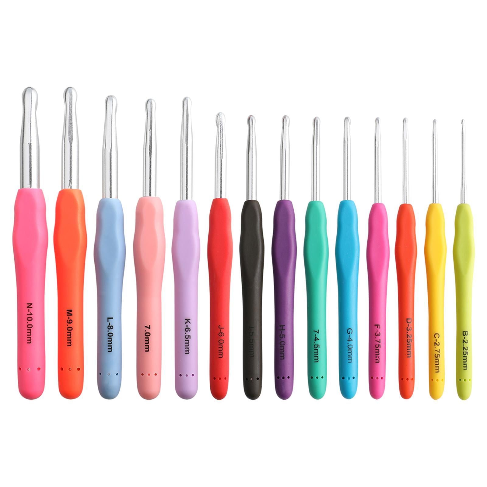 52/62Pcs Crochet Hooks Set Yarn Knitting Needles Tools 52Pcs