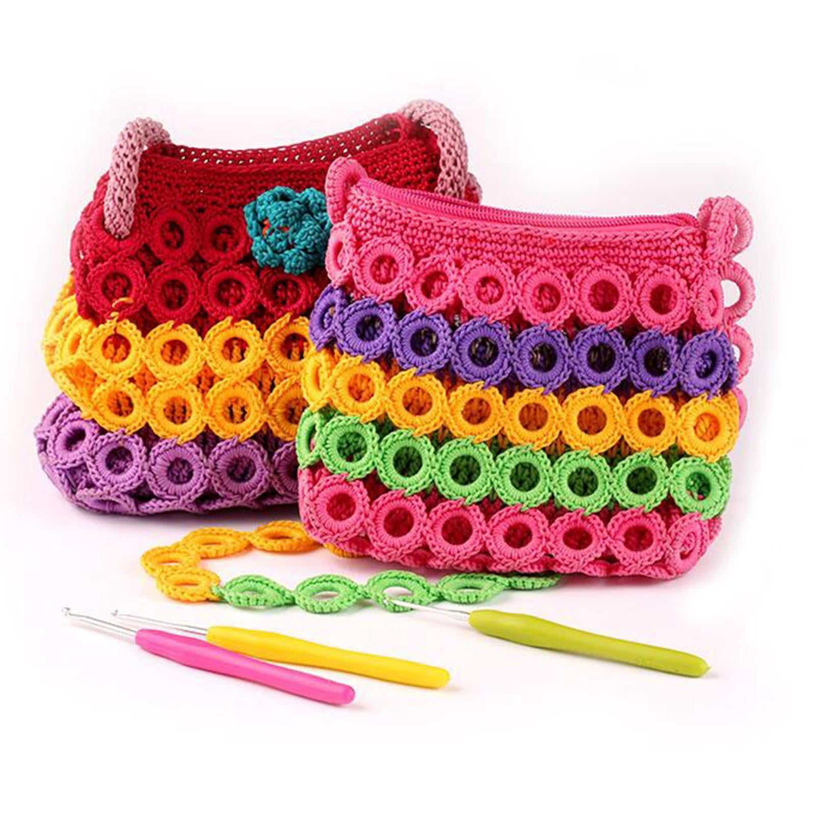 52/62Pcs Crochet Hooks Set Yarn Knitting Needles Tools 52Pcs