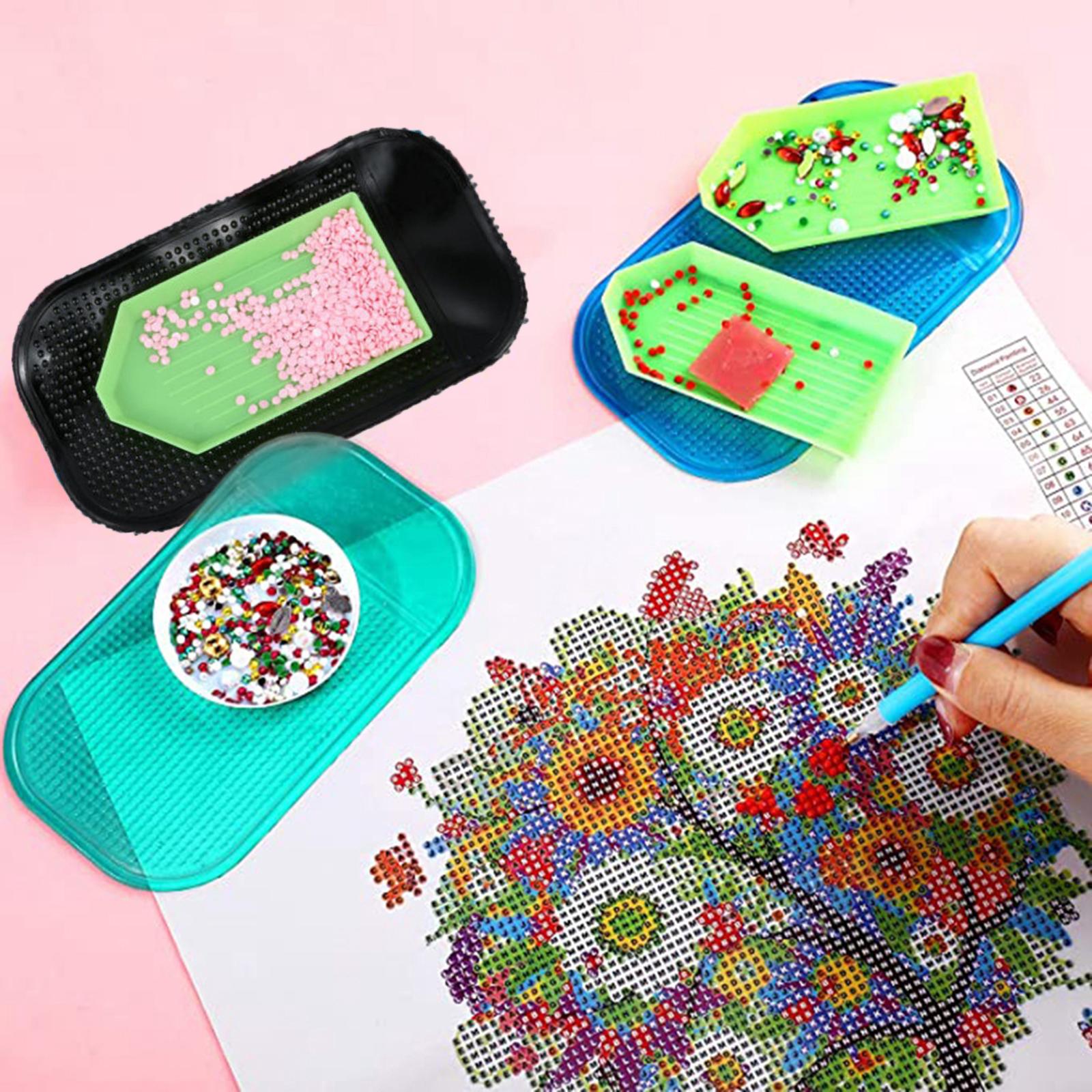 5D DIY Hand Turned Resin Diamond Painting Drill Pen Accessories Light Blue