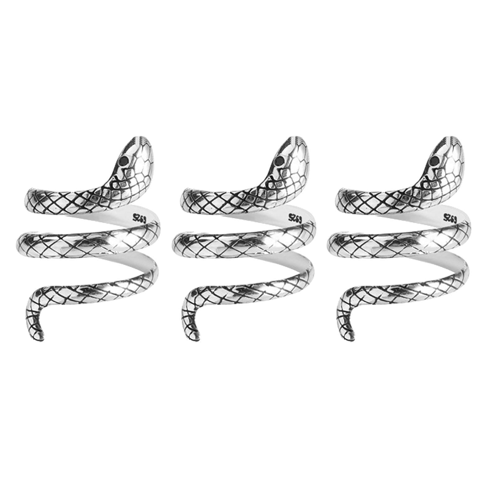 Knitting Loops Crochet Ring Snake Finger Holder Thimble Ring DIY Crafts