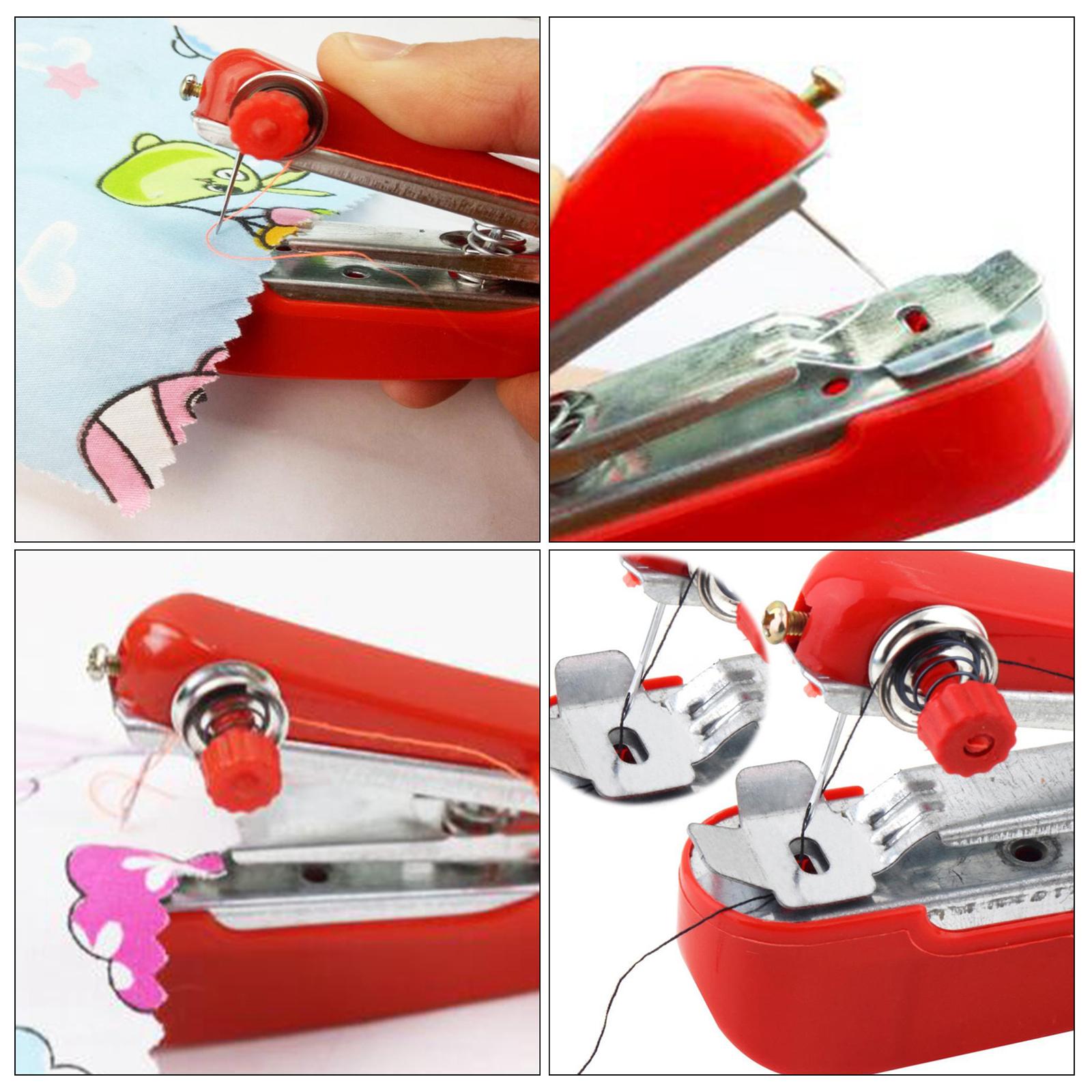Portable Mini Sewing Machine Desktop Cordless Repairs Machine Home Kids Use