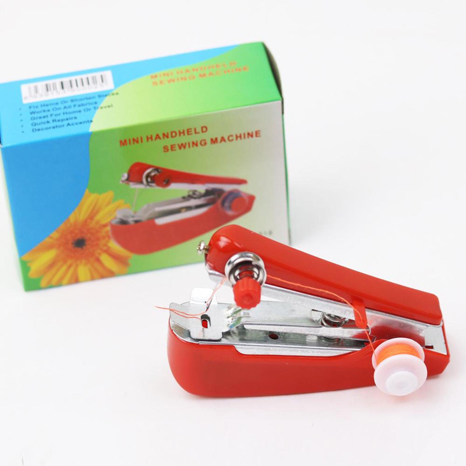 Portable Mini Sewing Machine Desktop Cordless Repairs Machine Home Kids Use