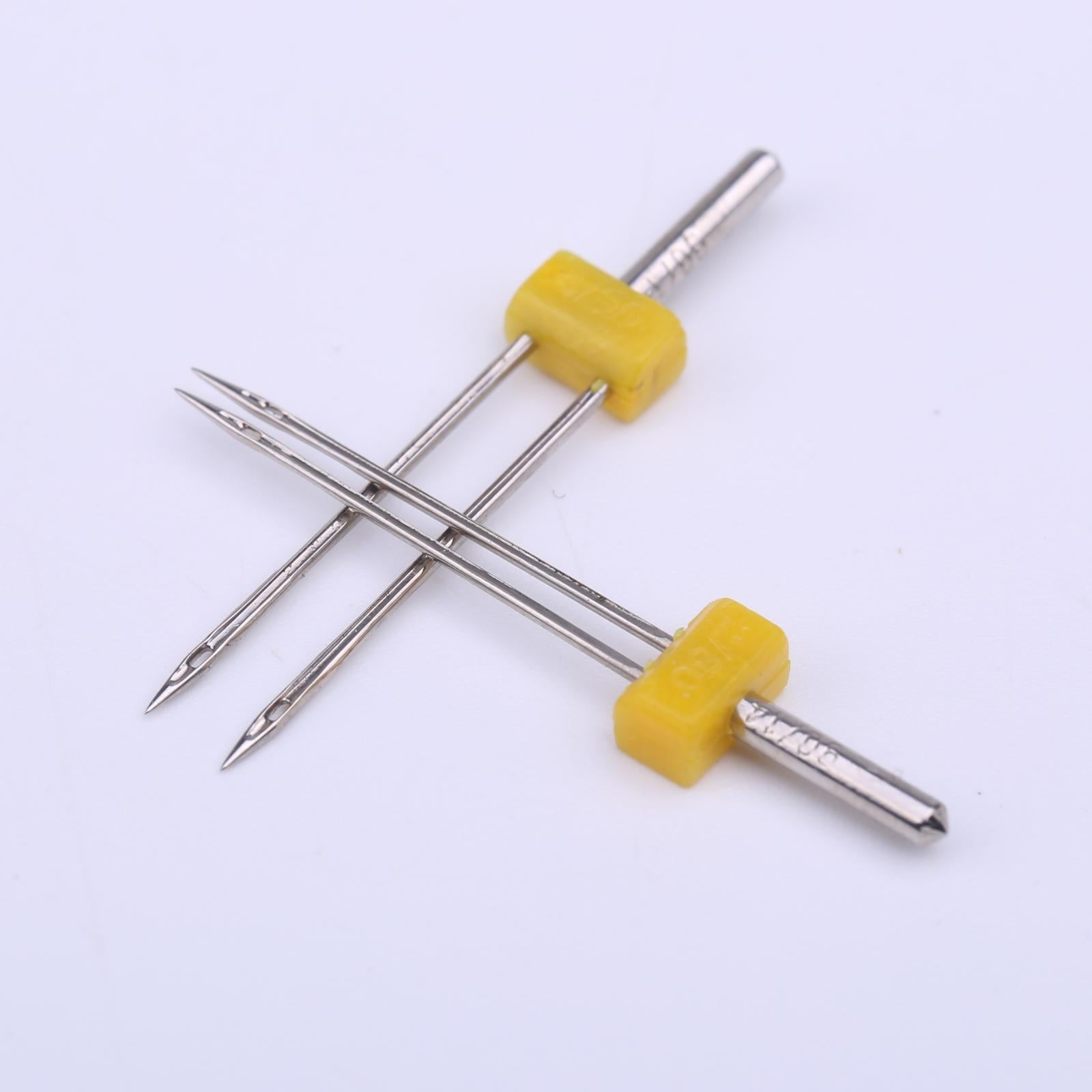 10Pieces Twin Double Needle Sewing Machine Needles Pins