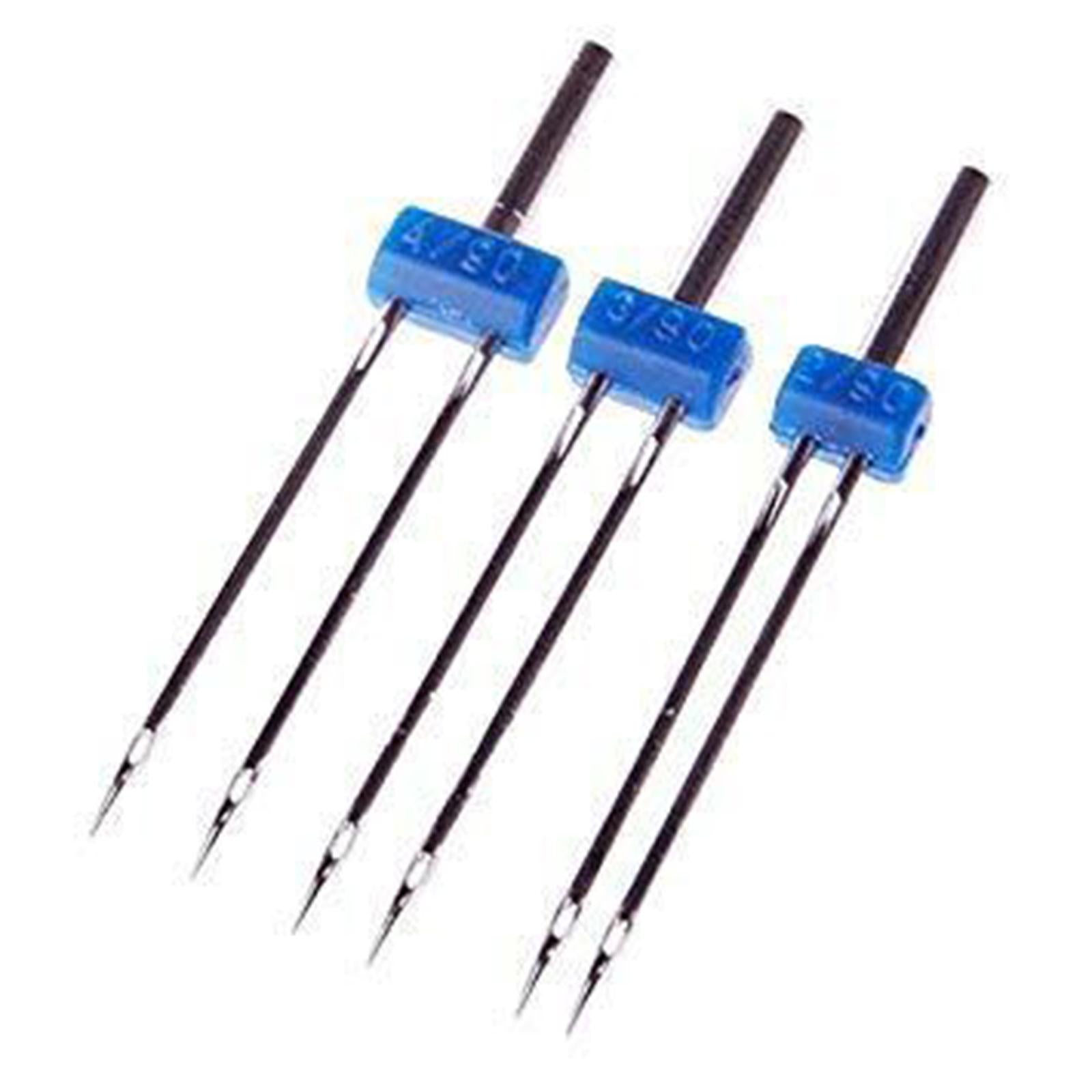 6x Double Needle 2x 9 Groove Pintuck Presser Foot 3 Sizes