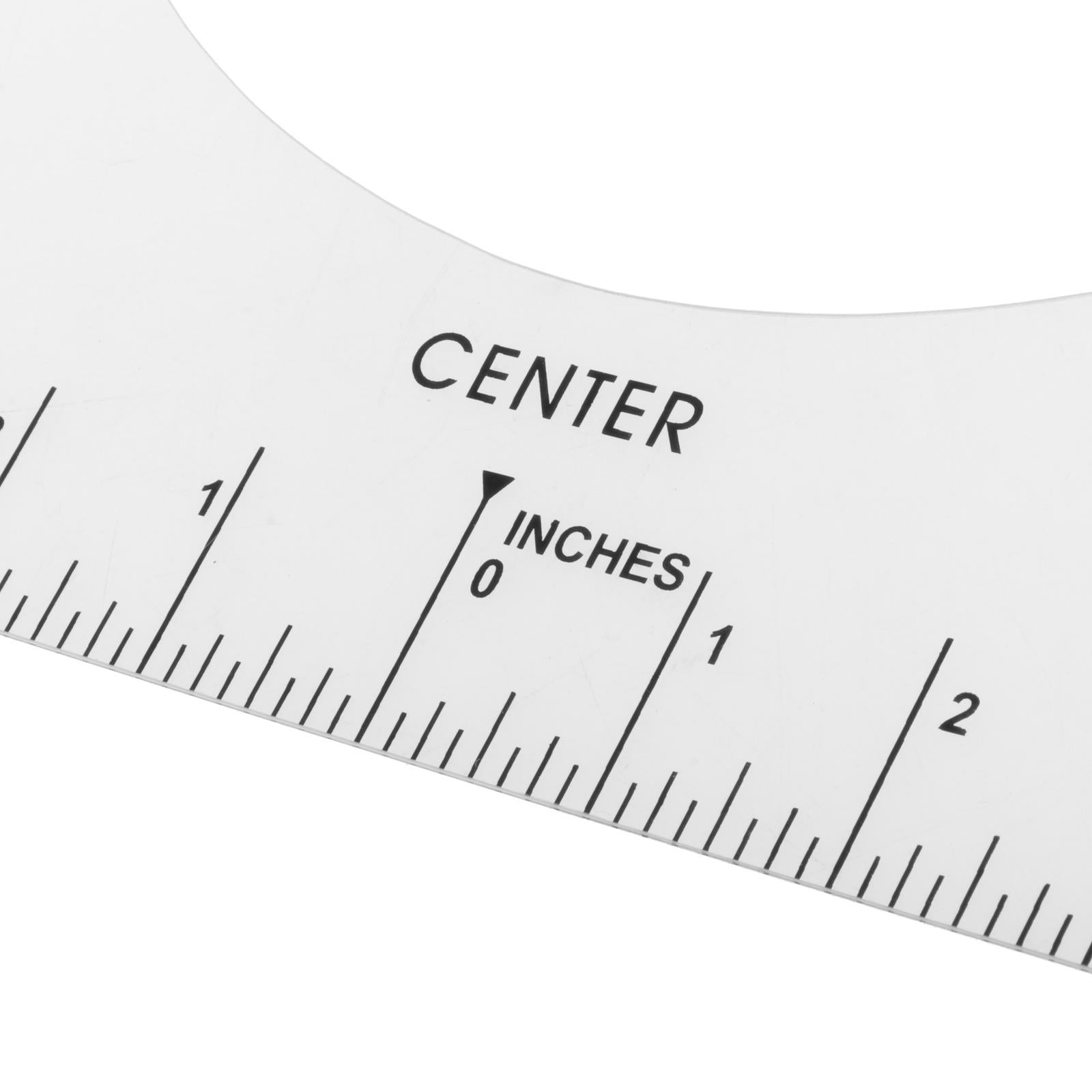 Durable T-shirt Ruler Guide Alignment Tool for Fabric Cutting Sew 10x6 inch