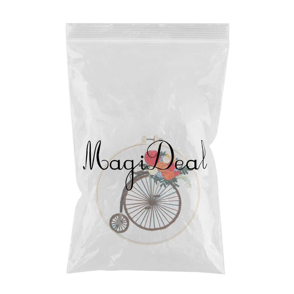 Full Range of Embroidery Kit with Pattern DIY Hoop Craft Dia. 20cm Style 1