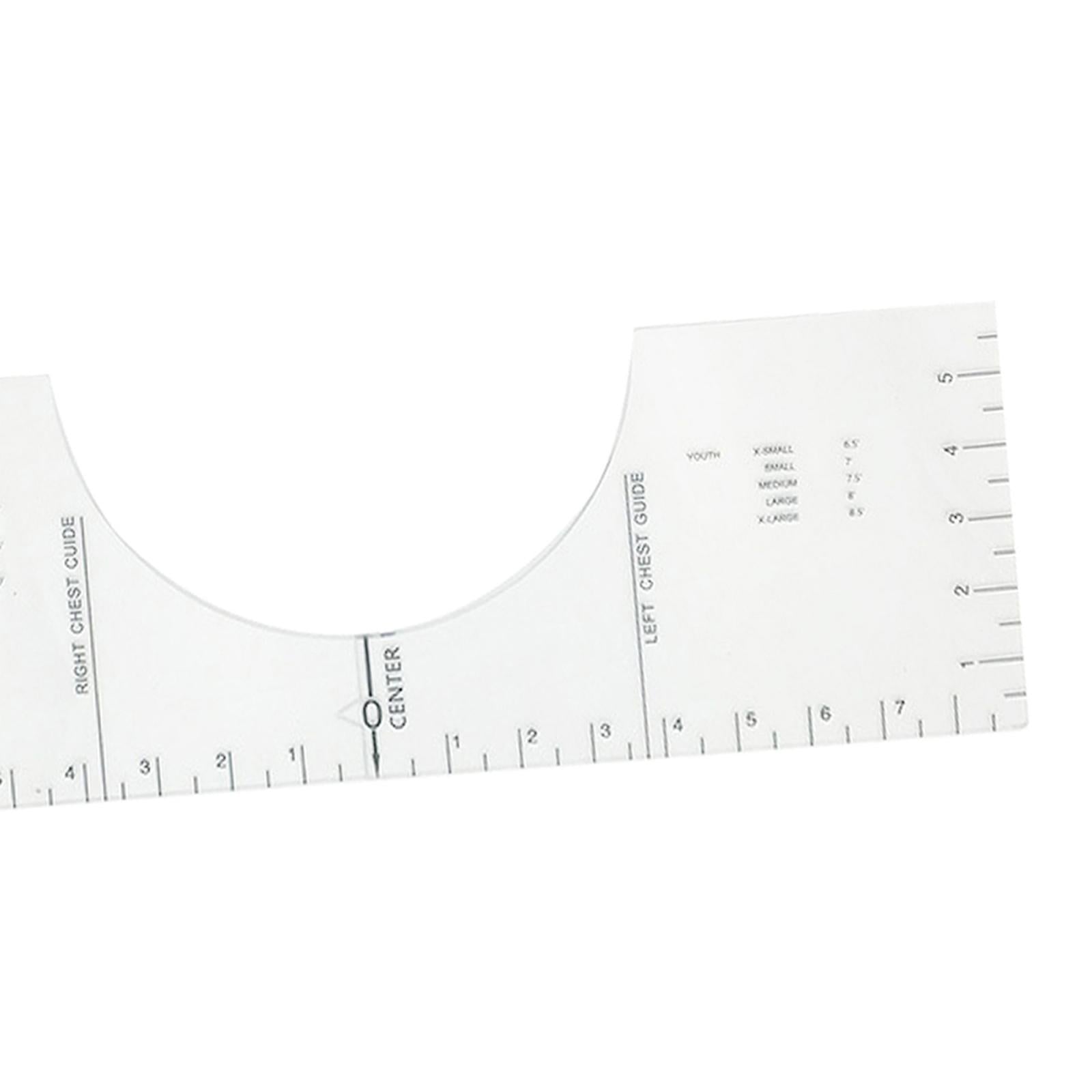 T-Shirt Alignment Tool - DIY Centering Tool Vinyl T Shirt Ruler 18x6inch
