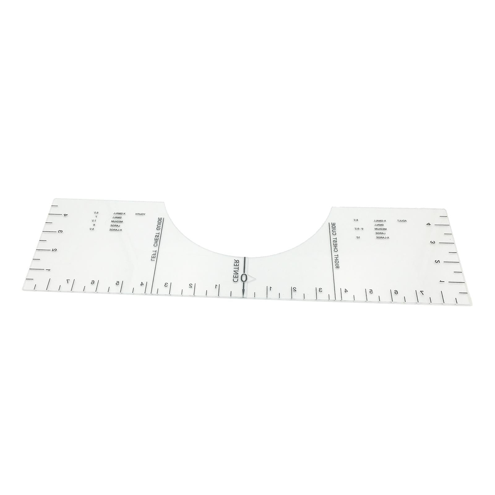 T-Shirt Alignment Tool - Centering Tool HTV T-Shirt Ruler Guide 18x5inch