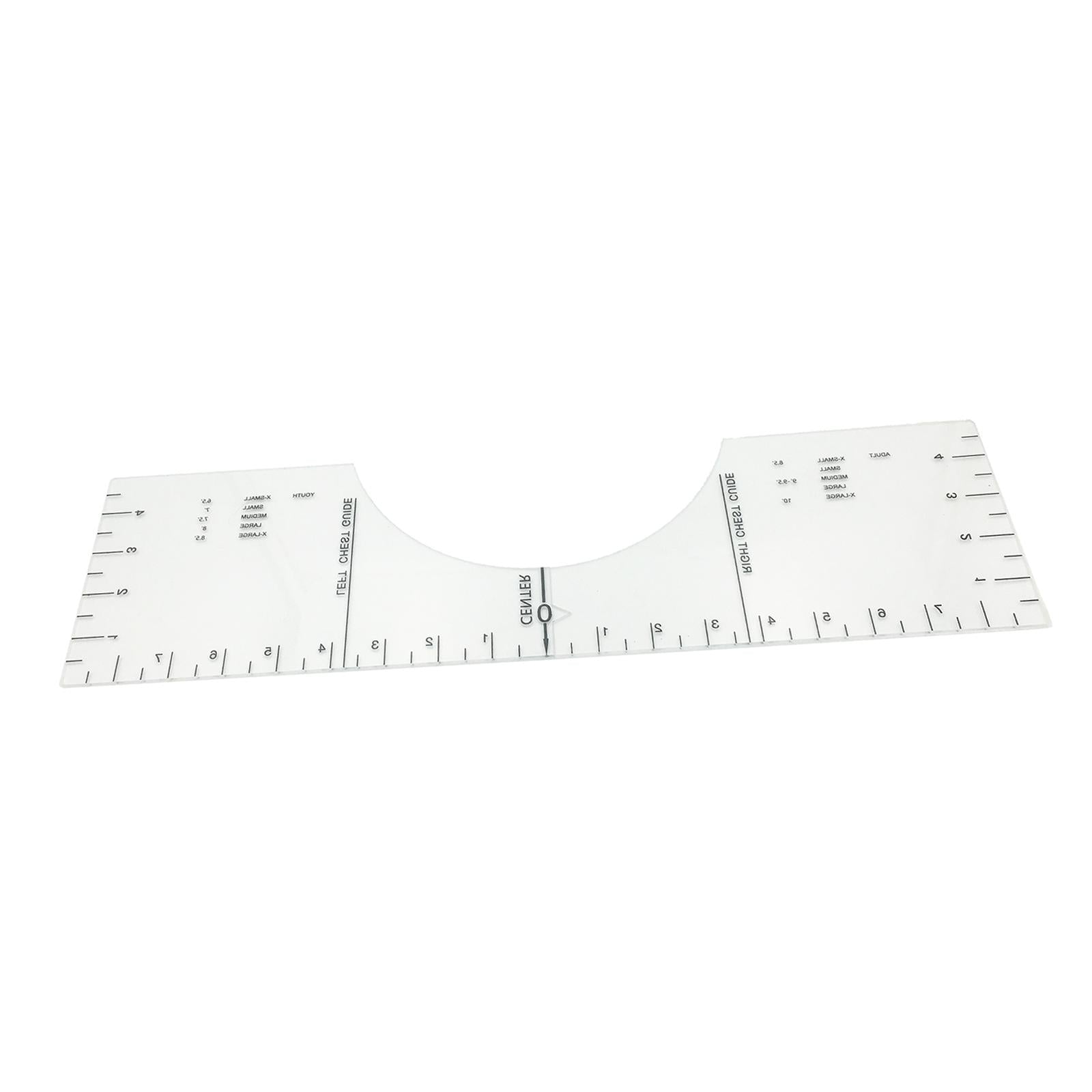 T-Shirt Alignment Tool - Centering Tool HTV T-Shirt Ruler Guide 18x5inch