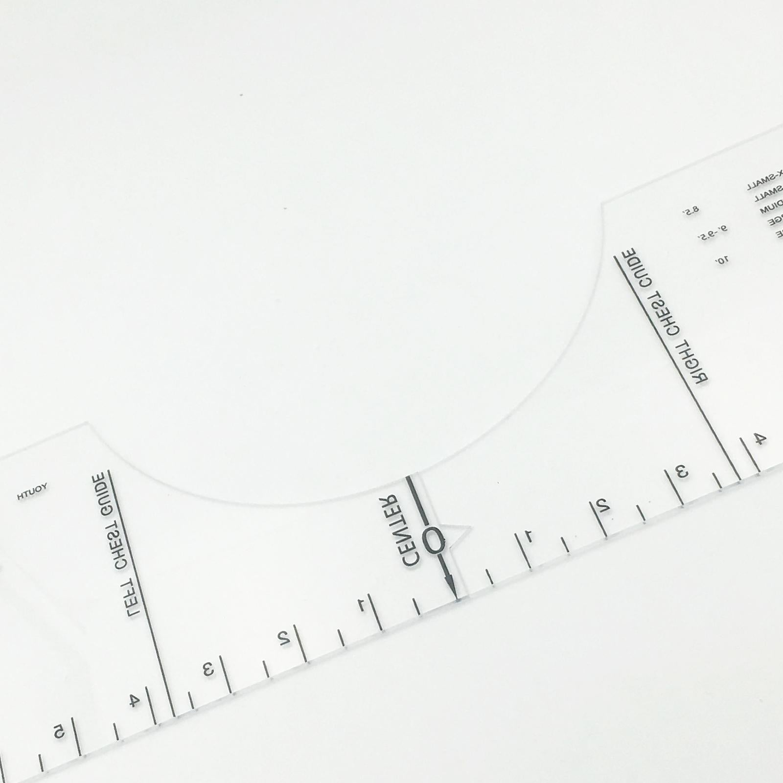 T-Shirt Alignment Tool - Centering Tool HTV T-Shirt Ruler Guide 18x5inch