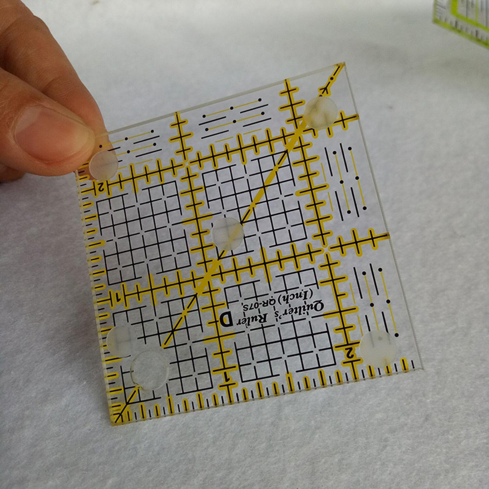 15x Silicone Quilting Ruler Grip-True Grips -Non Slip Adhesive Rings