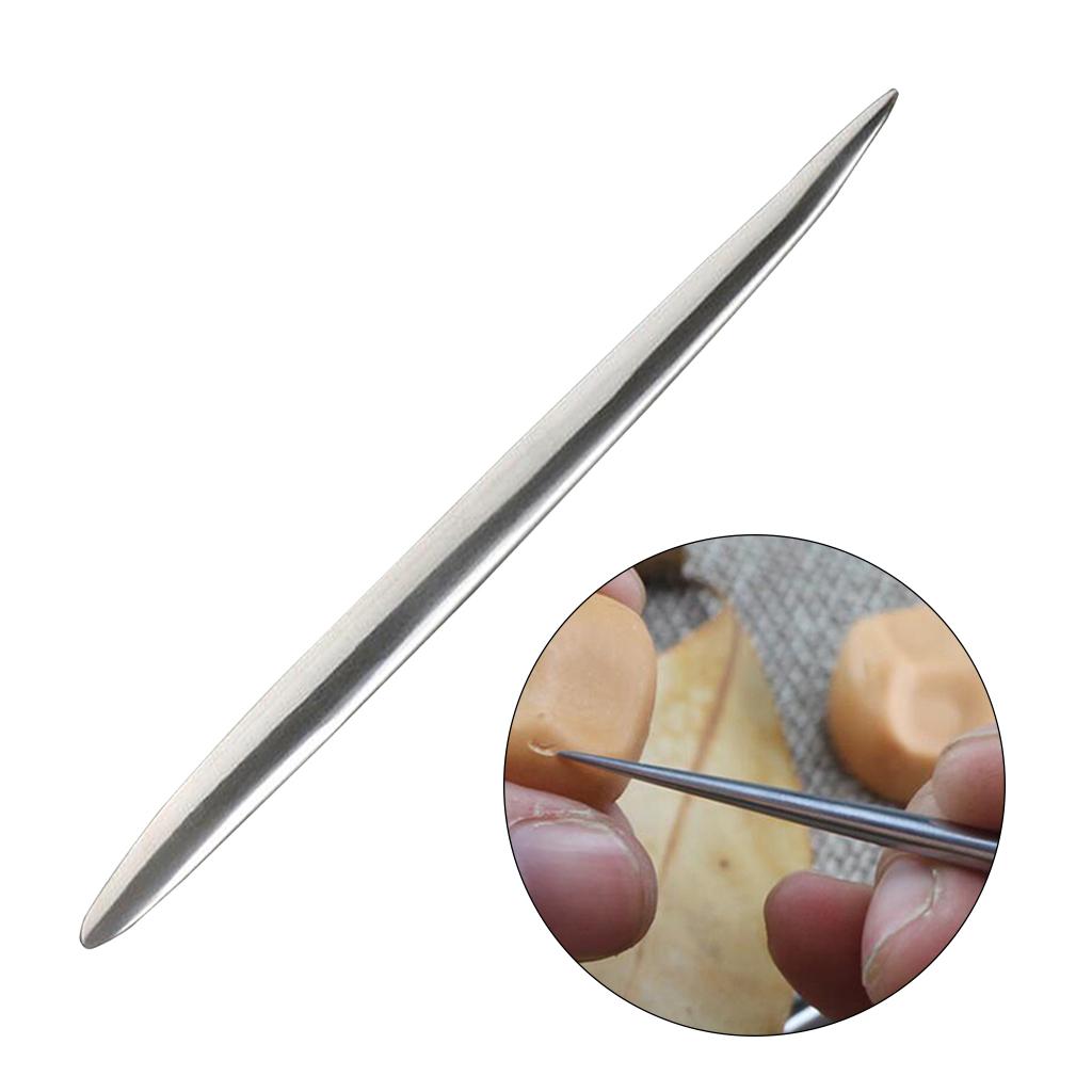 Professional Leathercraft Leather Clay Sculpture Modeling Tool Fine Arts Silver
