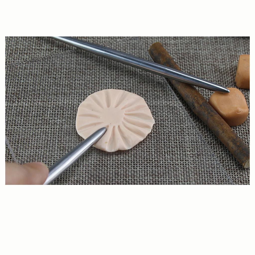 Professional Leathercraft Leather Clay Sculpture Modeling Tool Fine Arts Black