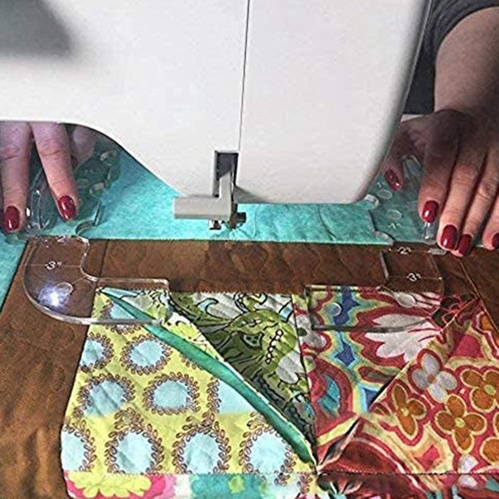 Clear Acrylic Laser Cut Quilting Templates for DIY Patchwork Kintting C
