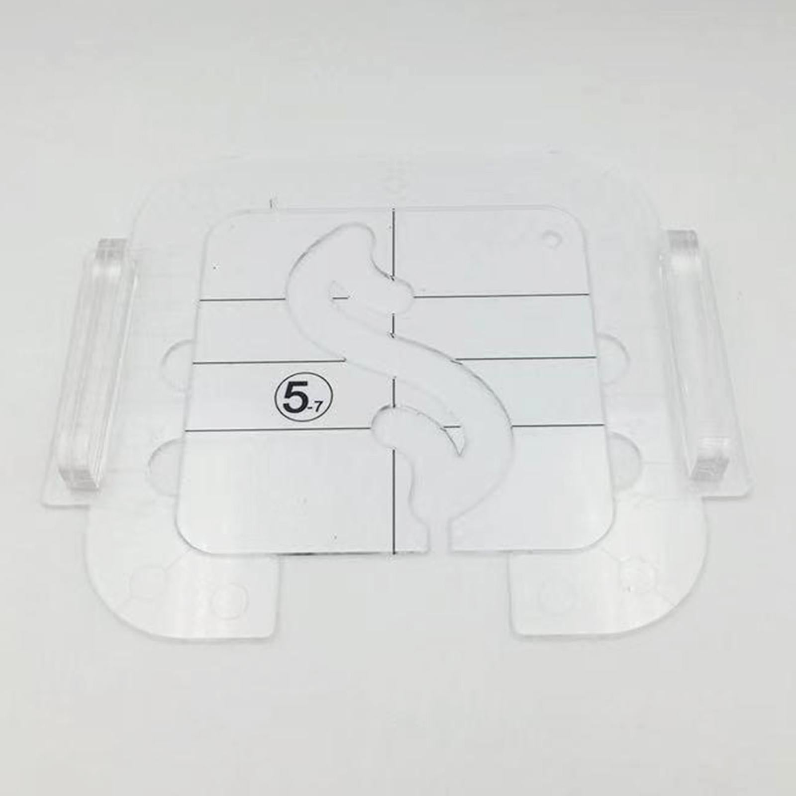 Clear Acrylic Laser Cut Quilting Templates for DIY Patchwork Kintting G