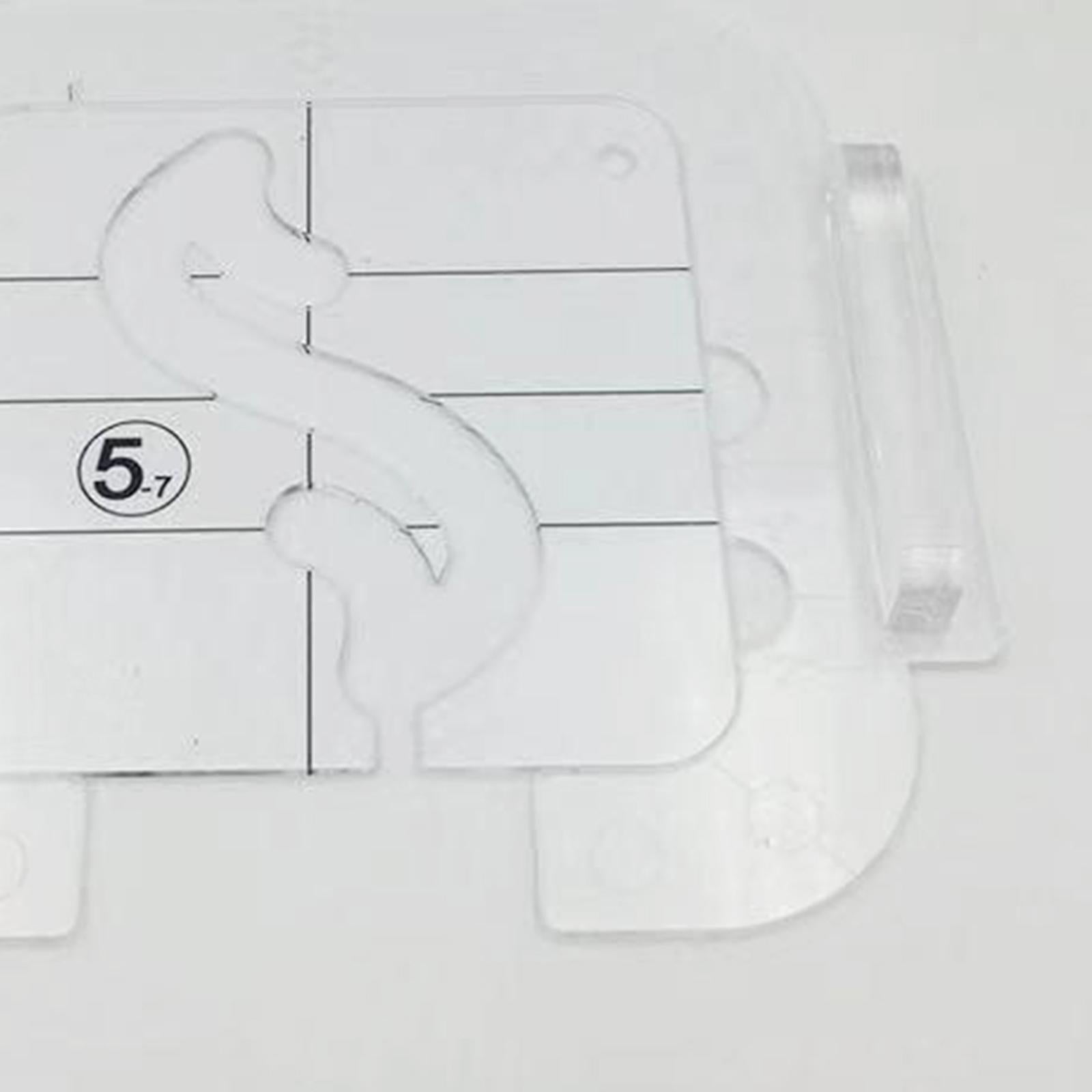 Clear Acrylic Laser Cut Quilting Templates for DIY Patchwork Kintting G
