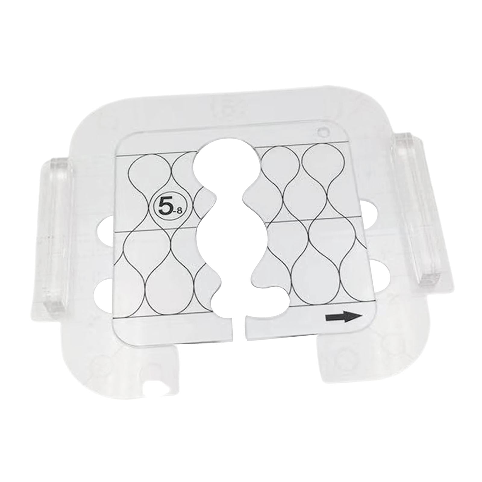 Clear Acrylic Laser Cut Quilting Templates for DIY Patchwork Kintting H