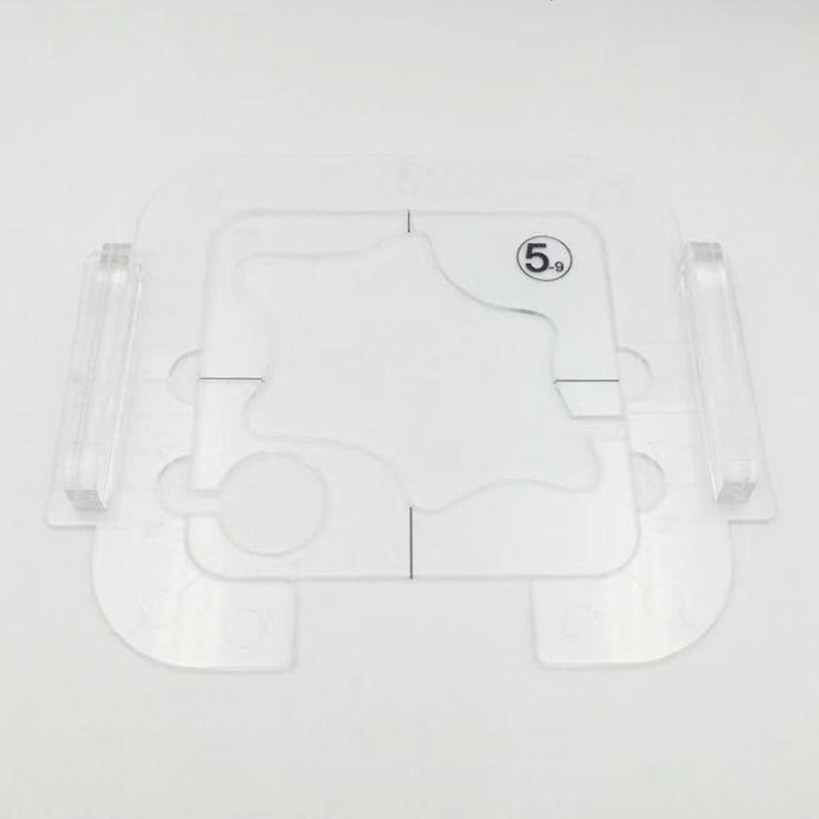 Clear Acrylic Laser Cut Quilting Templates for DIY Patchwork Kintting I