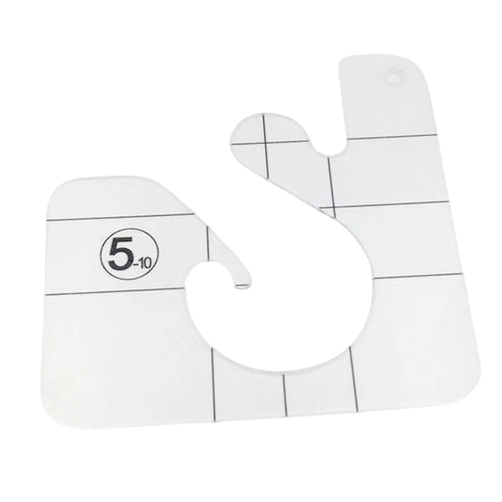 Clear Acrylic Laser Cut Quilting Templates for DIY Patchwork Kintting J