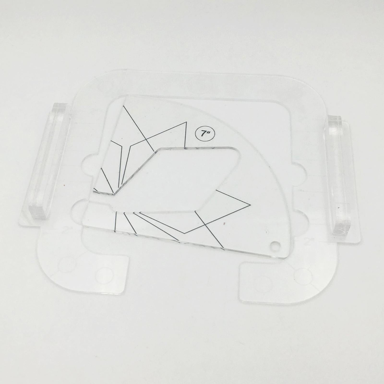 Clear Acrylic Laser Cut Quilting Templates for DIY Patchwork Kintting K