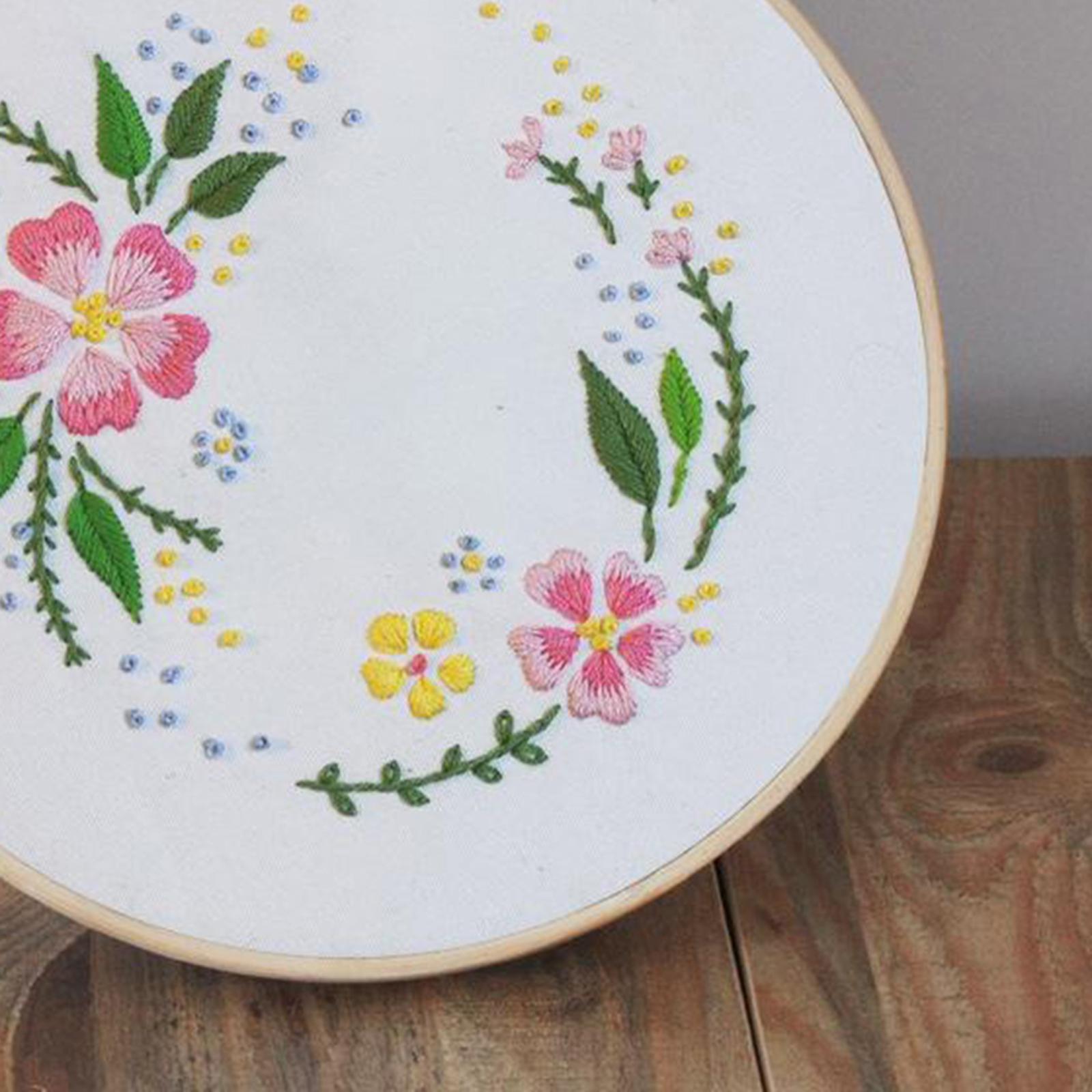 Full Range of Embroidery Starter Kits Cross Stitch Kit for Adult Flower3