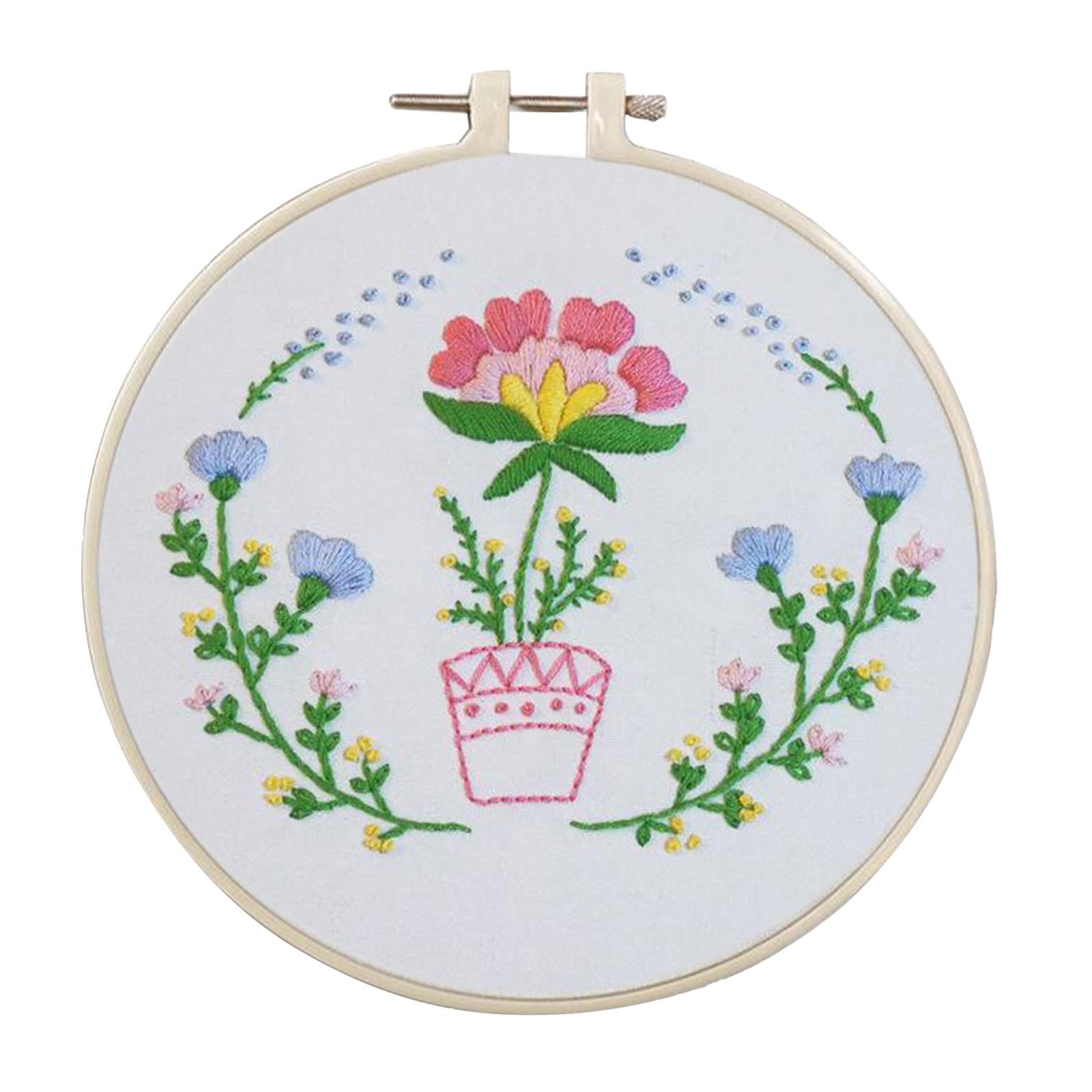 Full Range of Embroidery Starter Kits Cross Stitch Kit for Adult Flower4
