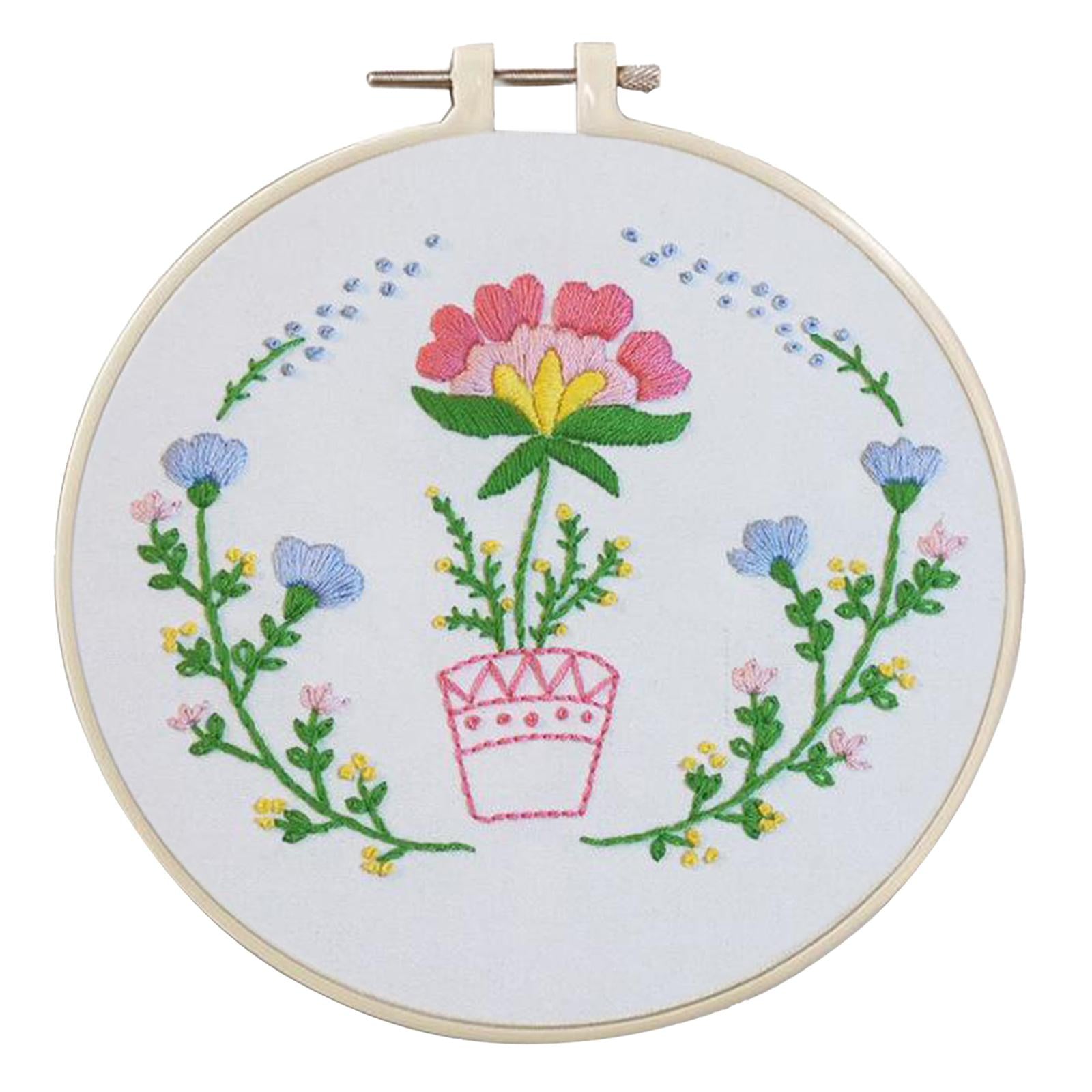 Full Range of Embroidery Starter Kits Cross Stitch Kit for Adult Flower4