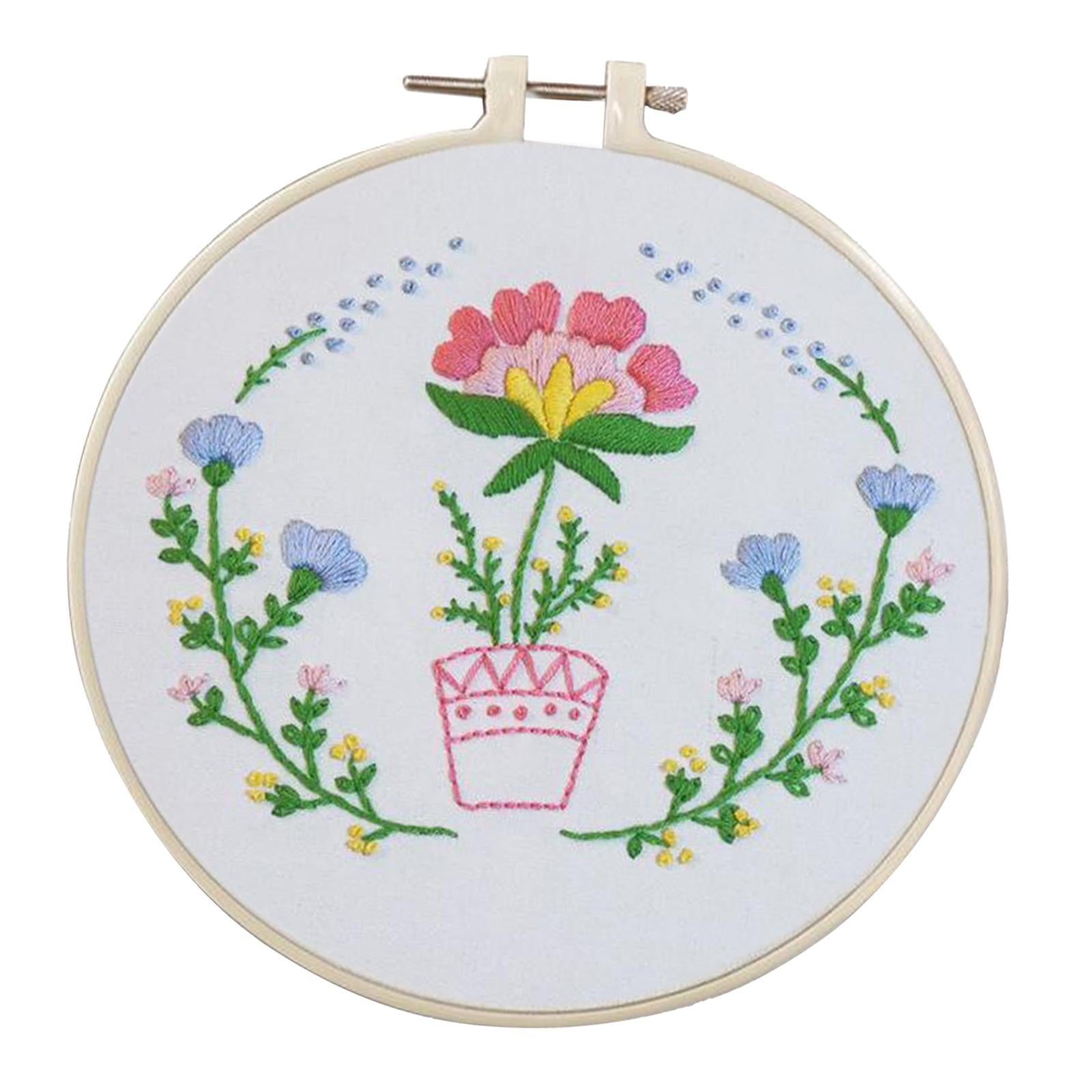 Full Range of Embroidery Starter Kits Cross Stitch Kit for Adult Flower4