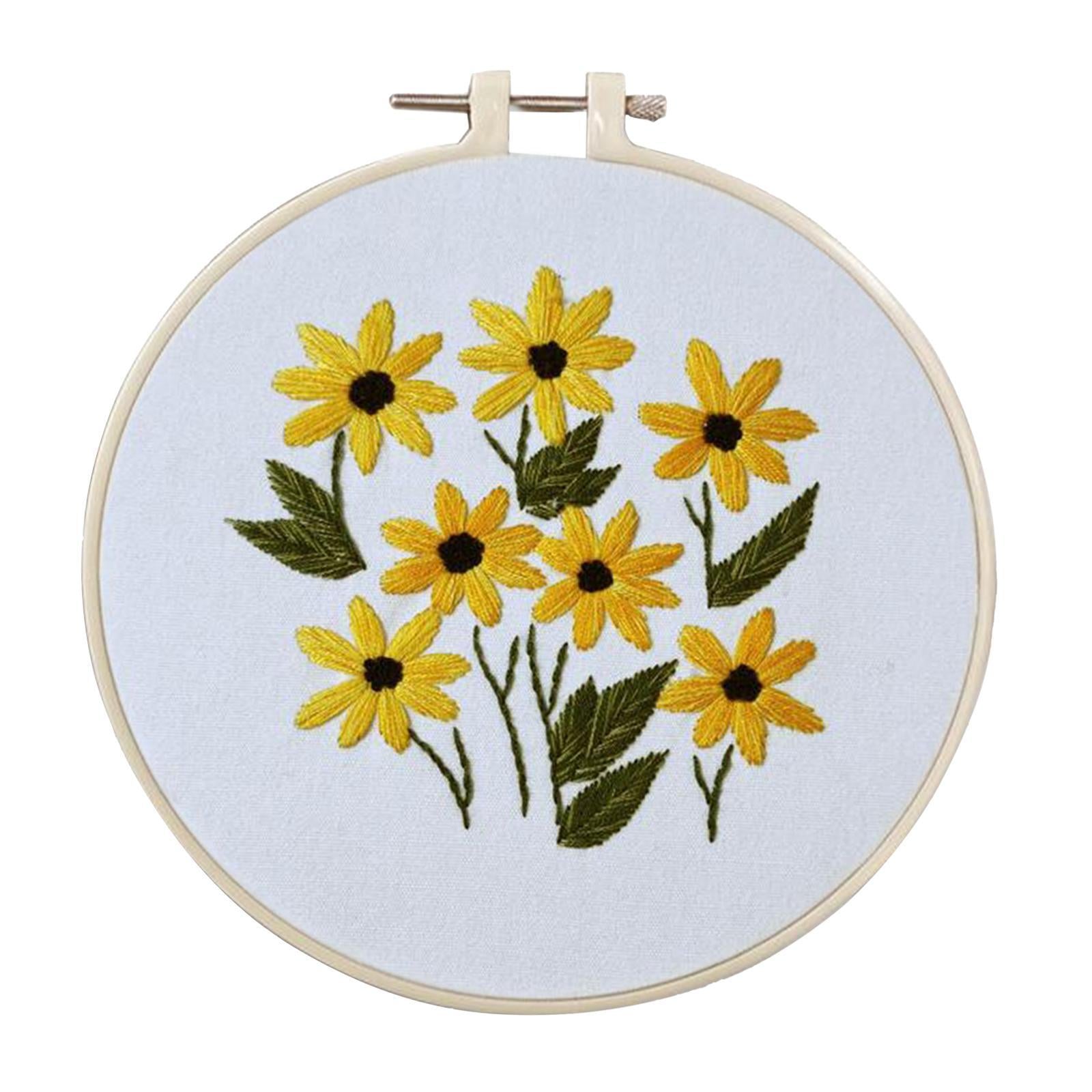Full Range of Embroidery Starter Kits Cross Stitch Kit for Adult Flower5