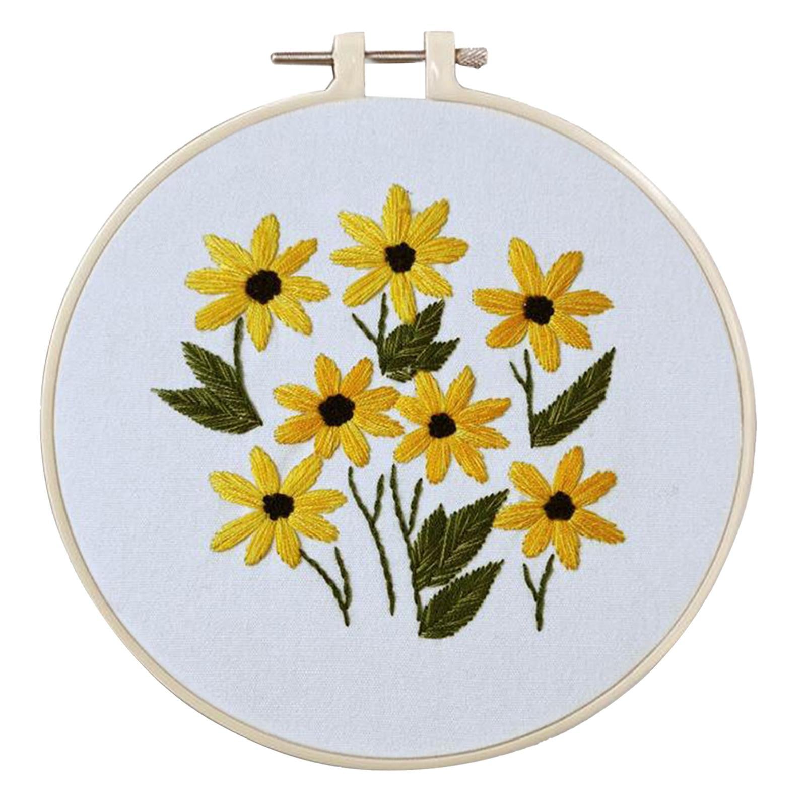 Full Range of Embroidery Starter Kits Cross Stitch Kit for Adult Flower5