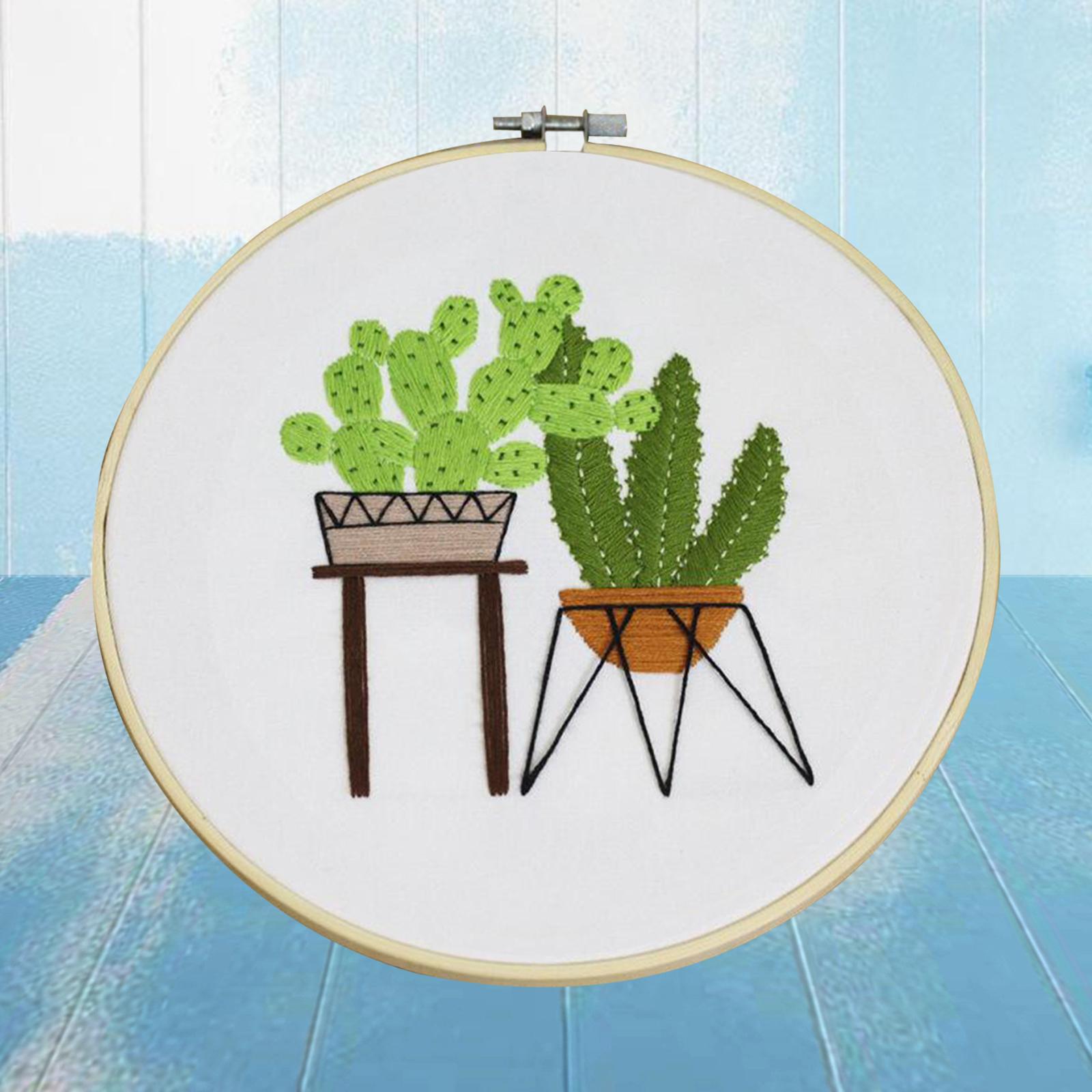 Full Range of Embroidery Starter Kit Cross Stitch Kit for Beginners Style5