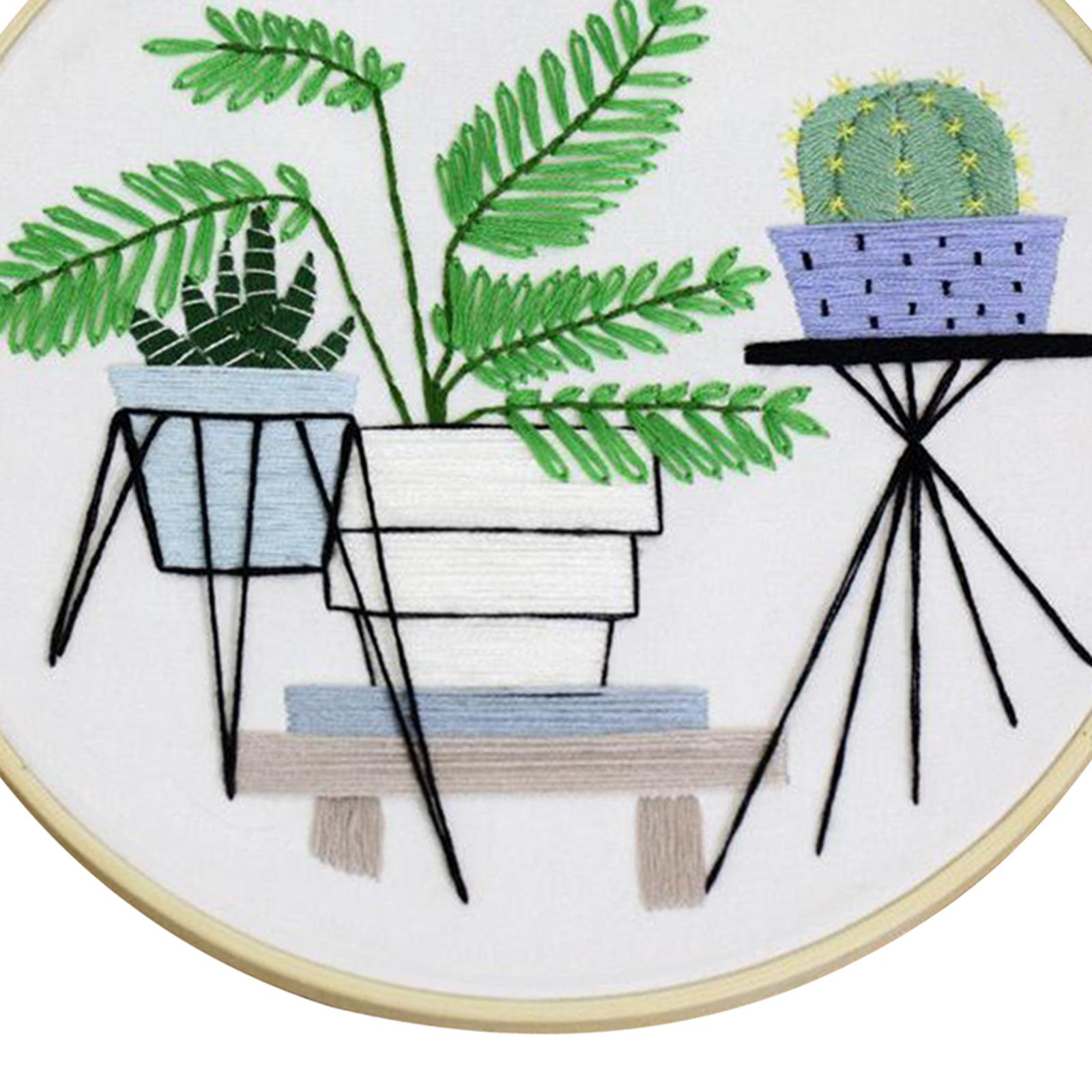 Full Range of Embroidery Starter Kit Cross Stitch Kit for Beginners Style6