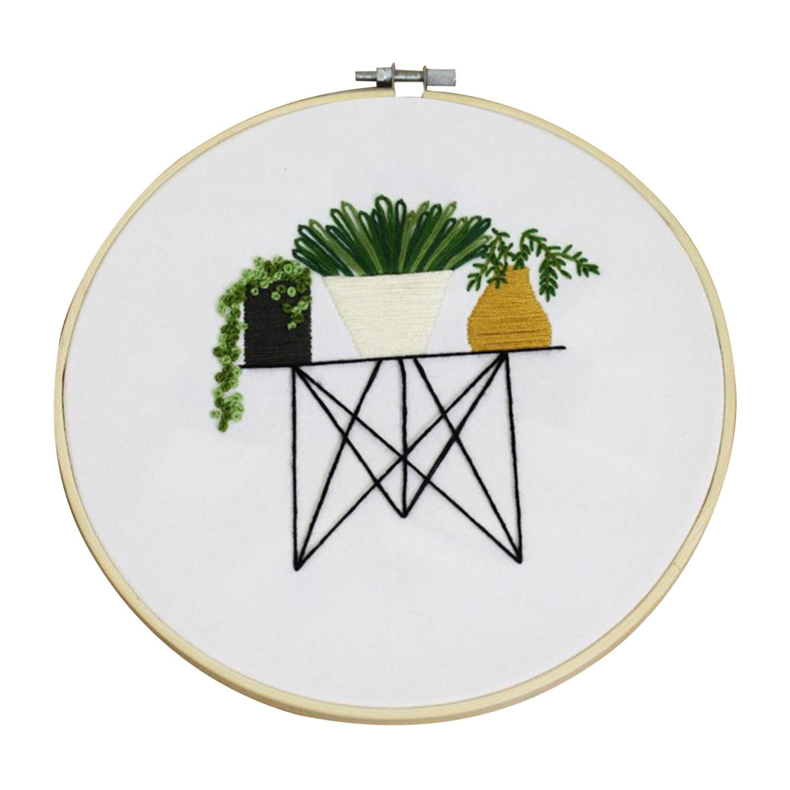 Full Range of Embroidery Starter Kit Cross Stitch Kit for Beginners Style7