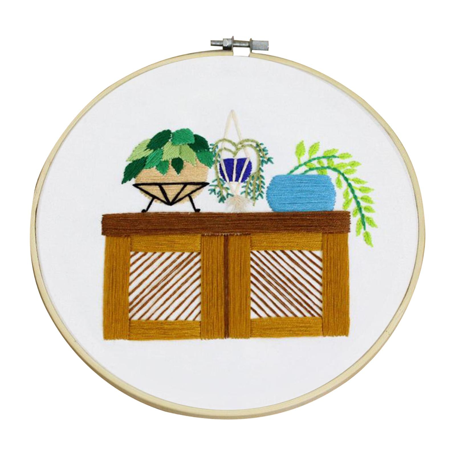 Full Range of Embroidery Starter Kit Cross Stitch Kit for Beginners Style8