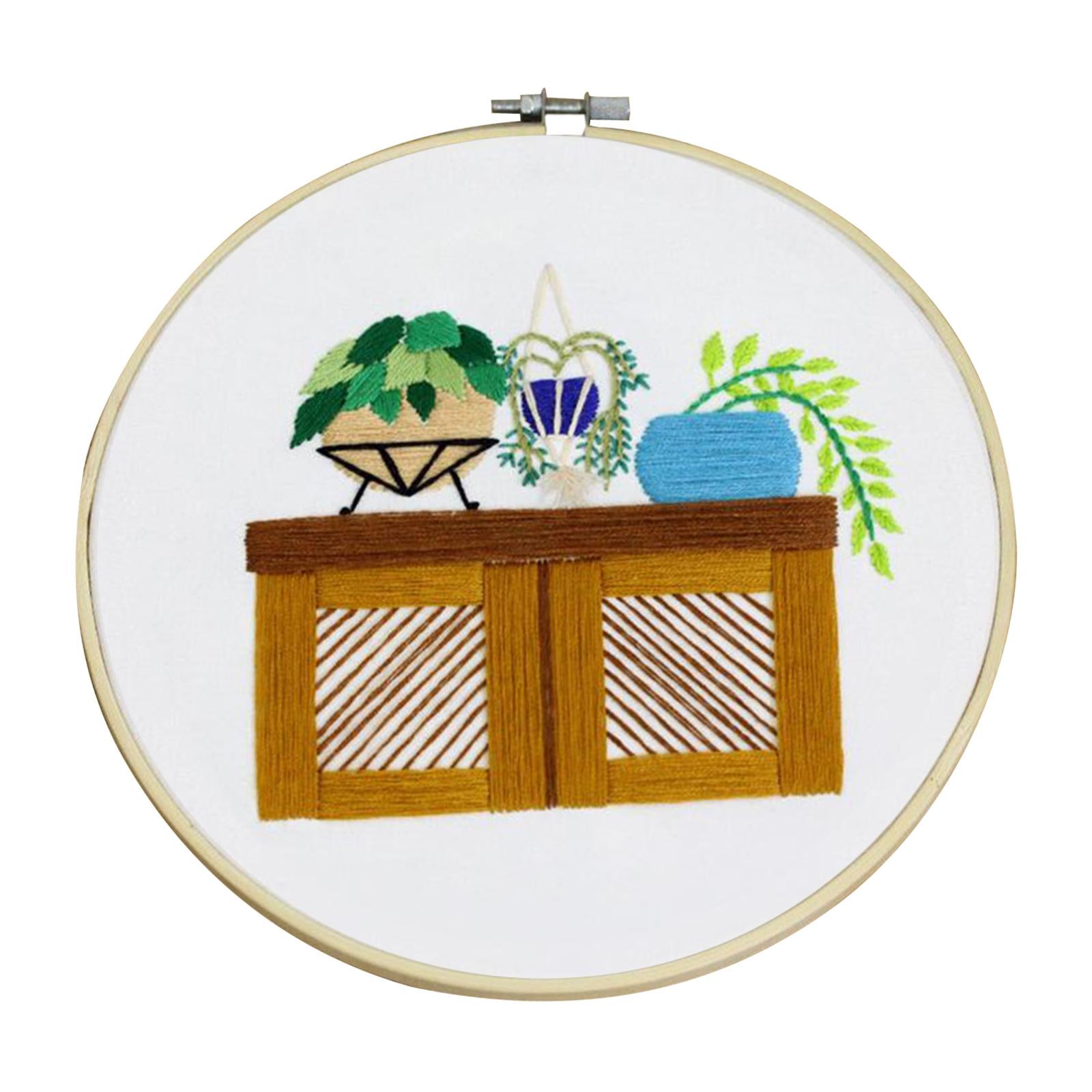 Full Range of Embroidery Starter Kit Cross Stitch Kit for Beginners Style8