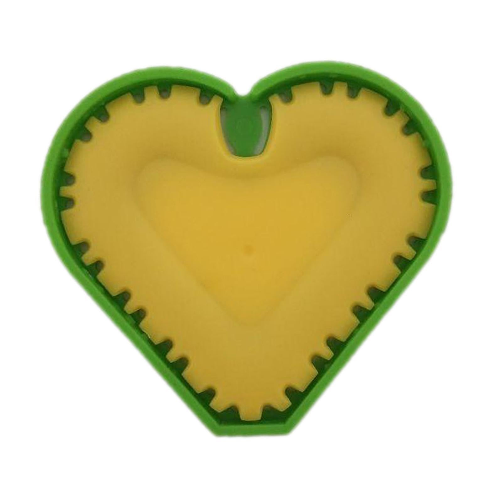 Craft Plastic Fabric Flowers Heart Maker Clothing Embellishment Notions Heart_S